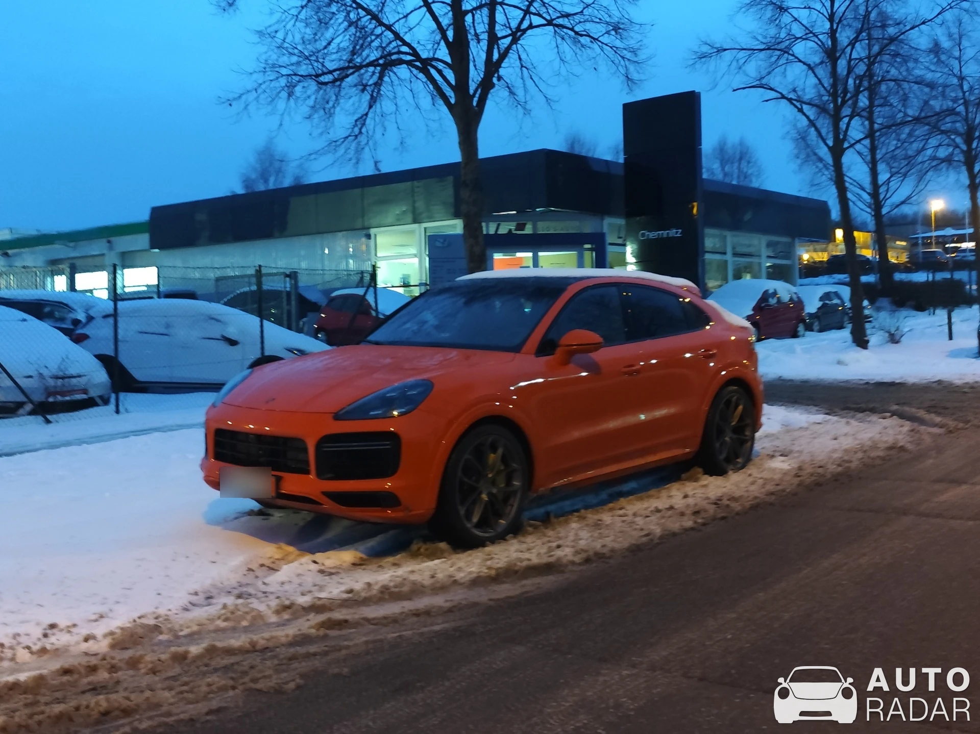 Porsche Cayenne Coupé Turbo spotted in Chemnitz, Germany