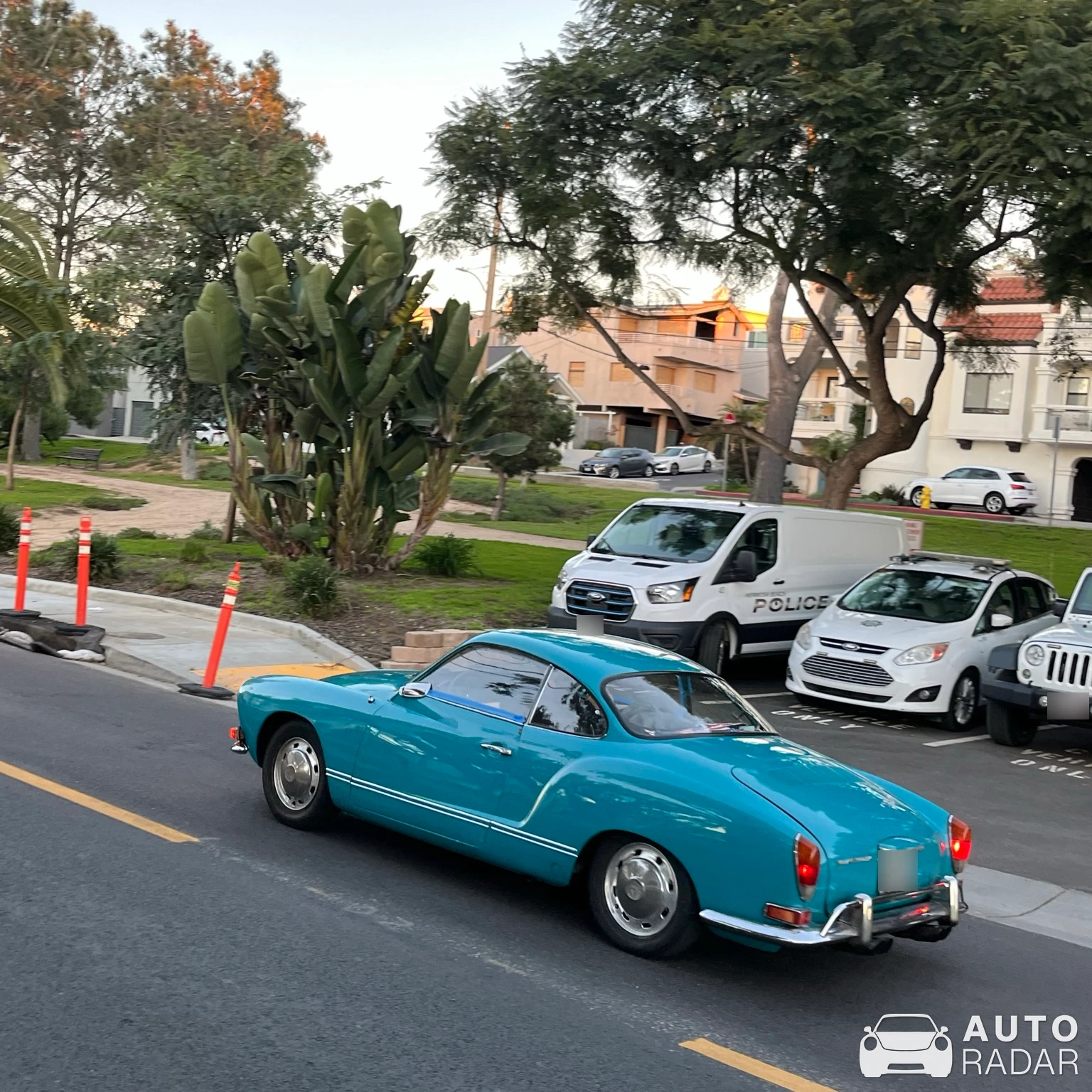 Volkswagen Type 14 Karmann-Ghia spotted in Hermosa Beach, United States