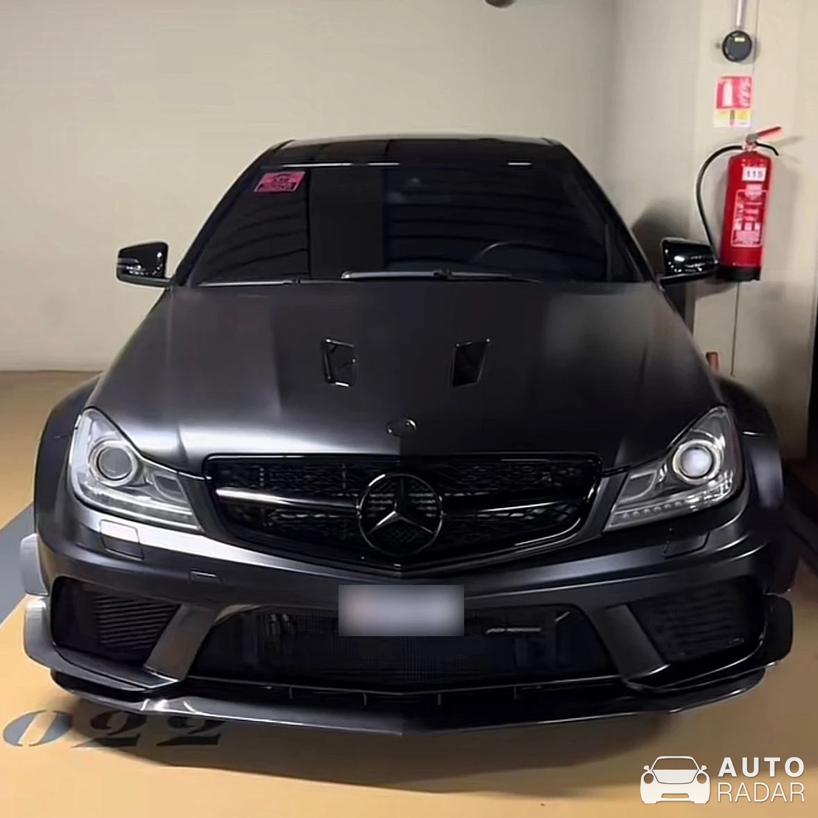 Mercedes-Benz C63 AMG Black Series spotted in Monaco