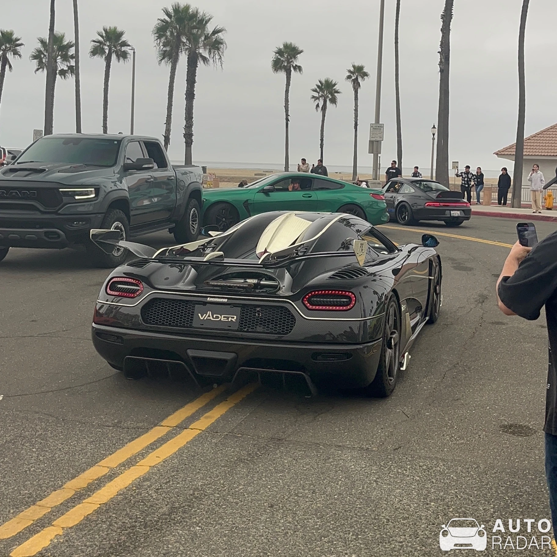 Koenigsegg Agera RS FE Vader spotted in Huntington Beach