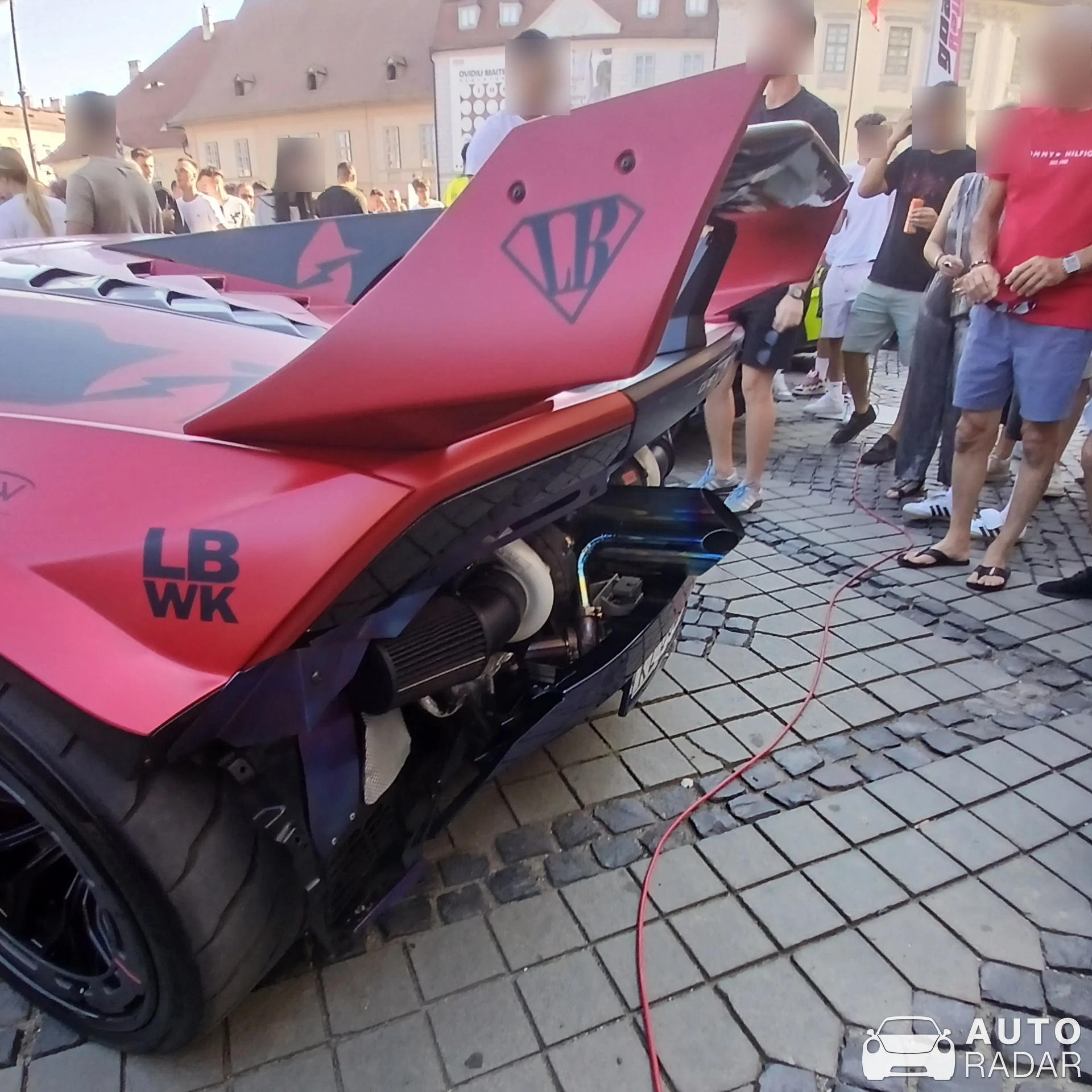Lamborghini Huracán LP640-4 Evo Liberty Walk Widebody Doze Edition spotted in Sibiu