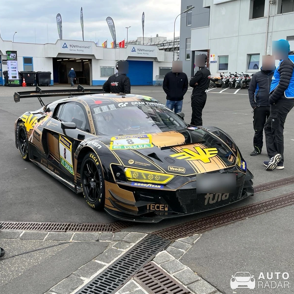 Audi R8 LMS GT3 EVO II spotted in Nürburg