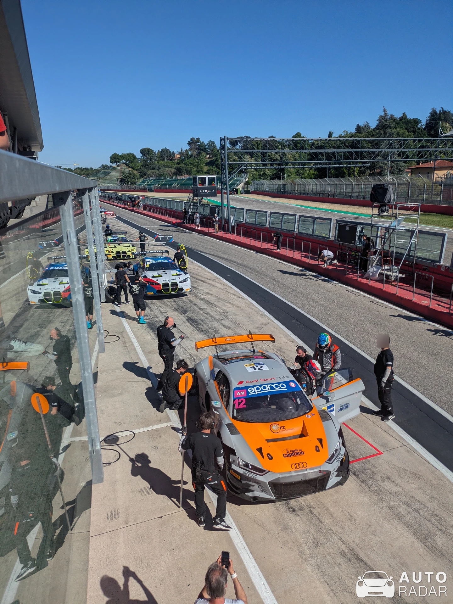 Audi R8 LMS GT3 Evo spotted in Imola