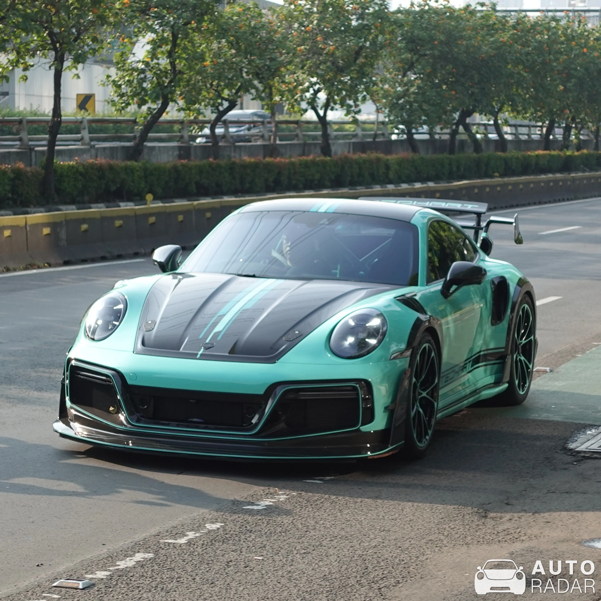 Porsche TechArt 992 GTstreet R Flyweight spotted in Kota Jakarta Selatan, Indonesia