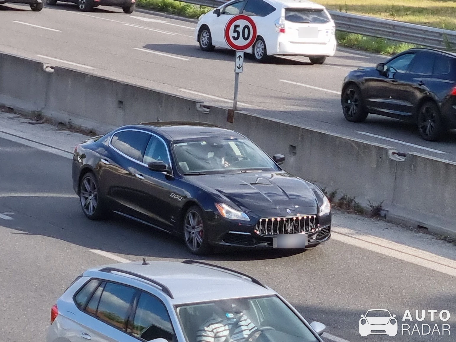 Maserati Quattroporte S GranLusso spotted in Milano