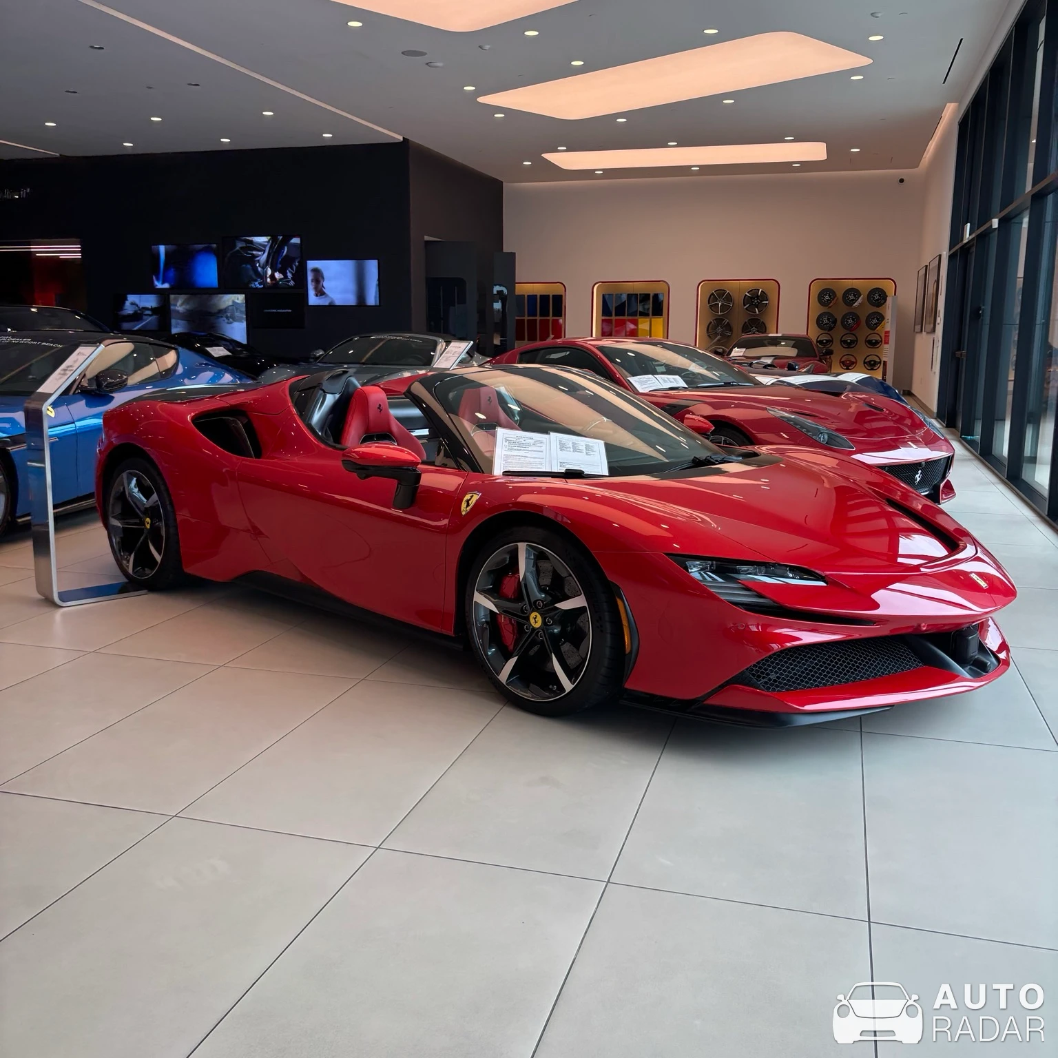 Ferrari SF90 Spider spotted in Newport Beach, United States