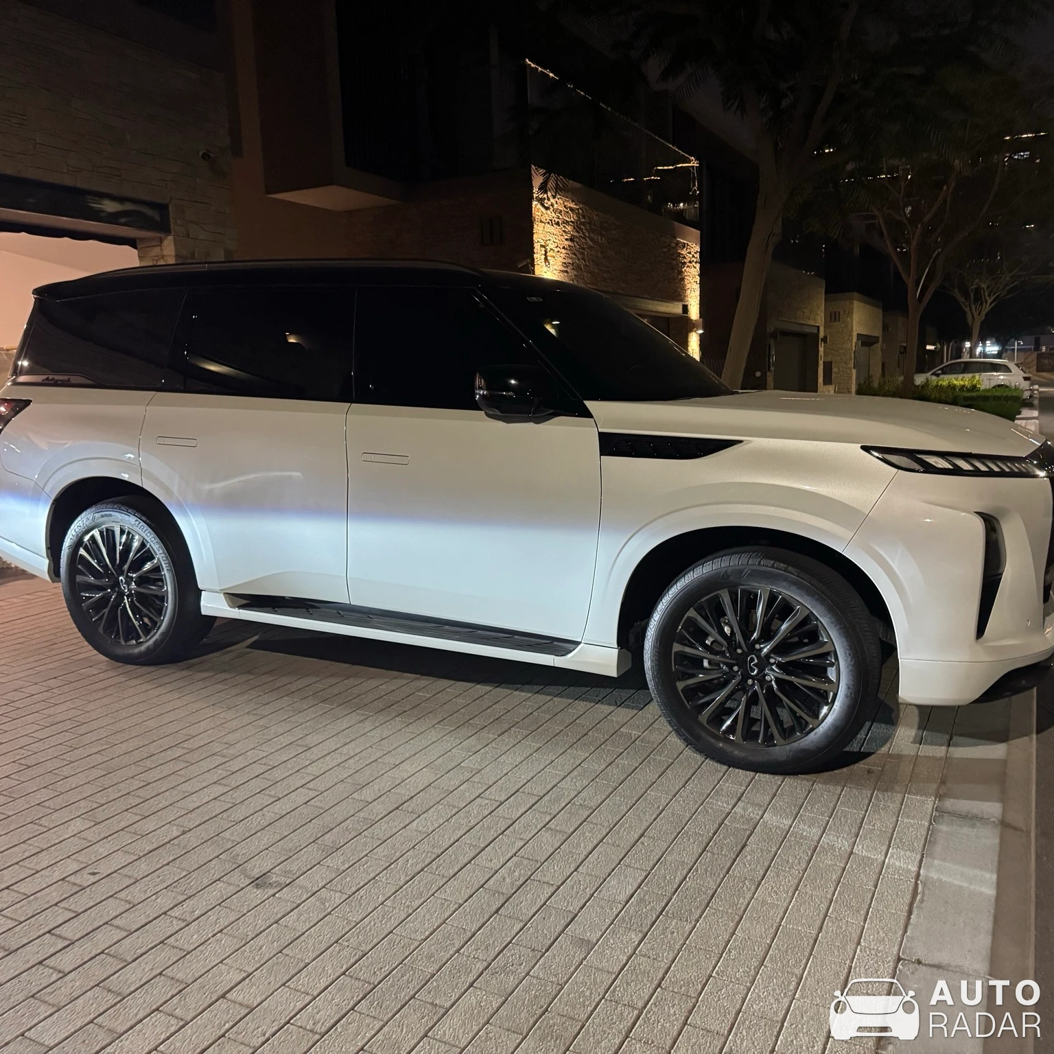 Infiniti QX spotted in Dubai