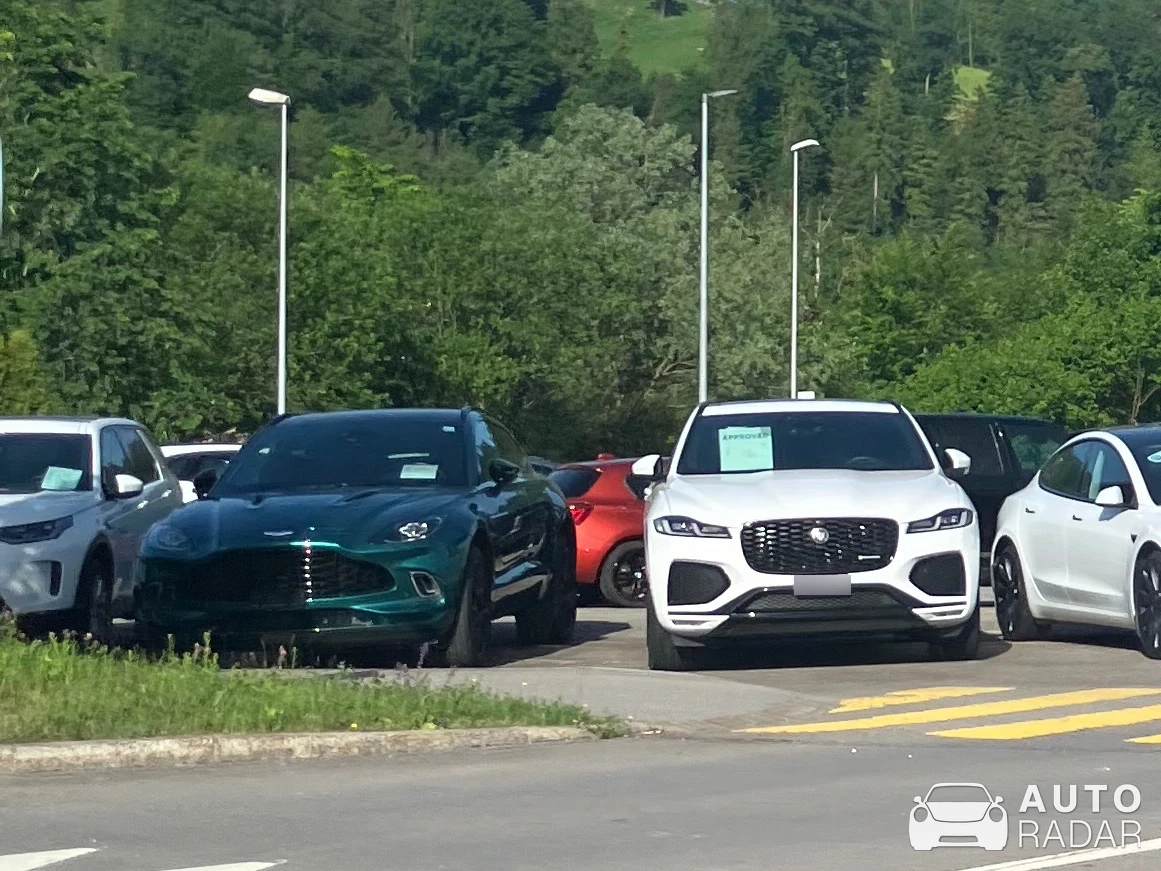 Aston Martin DBX spotted in Zug