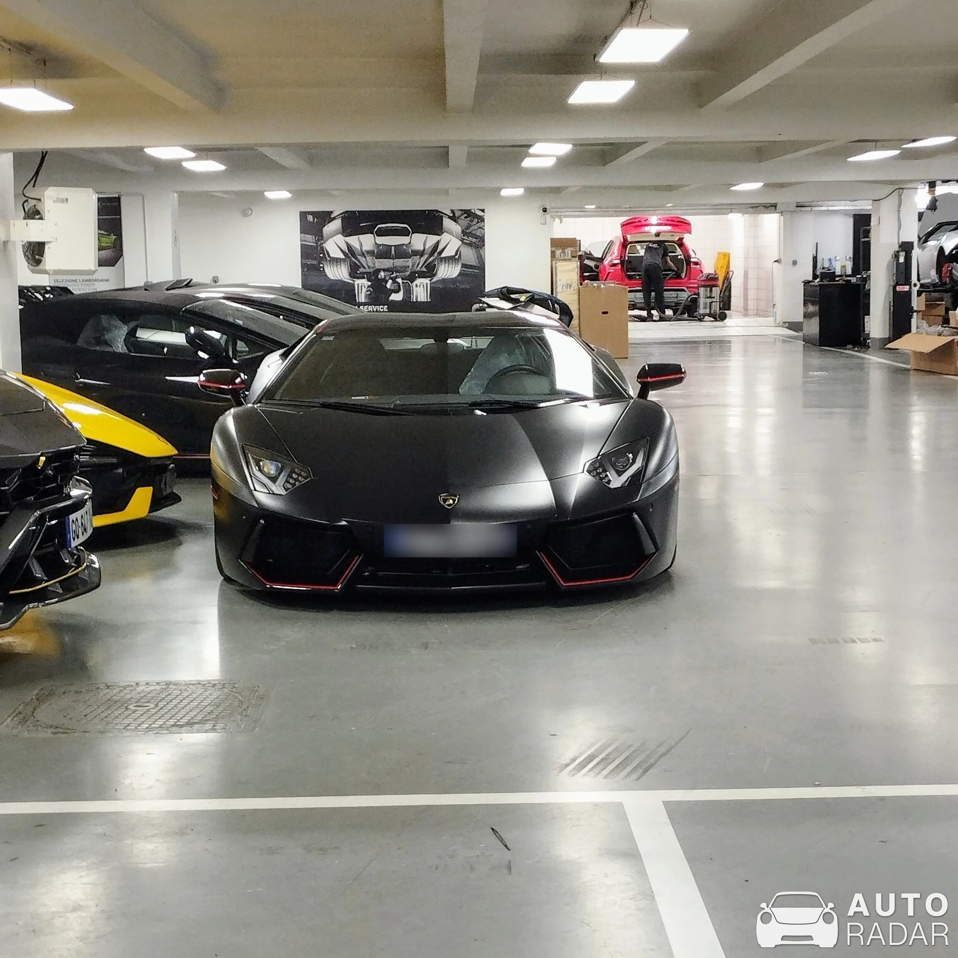 Lamborghini Aventador LP700-4 spotted in Puteaux, France