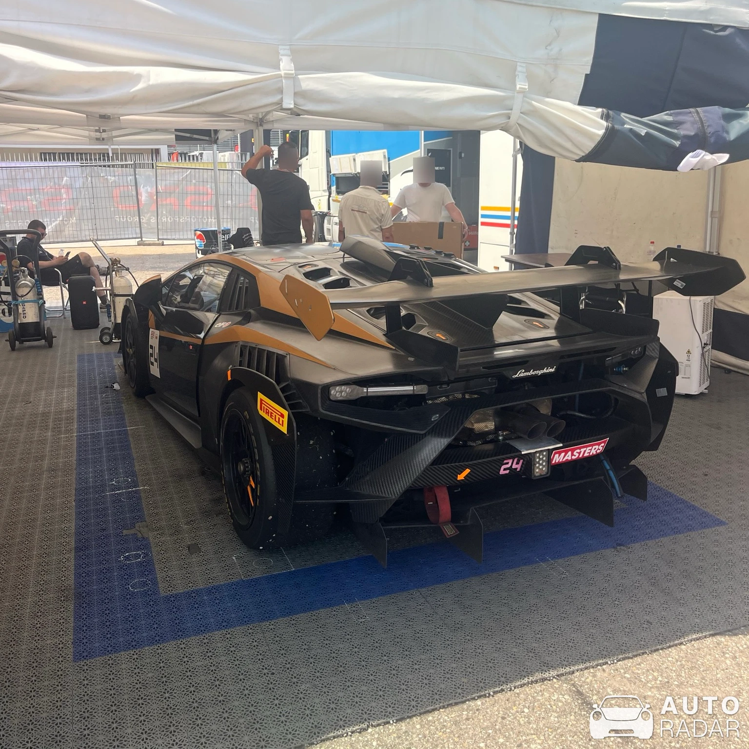 Lamborghini Huracán Super Trofeo EVO2 spotted in Monza