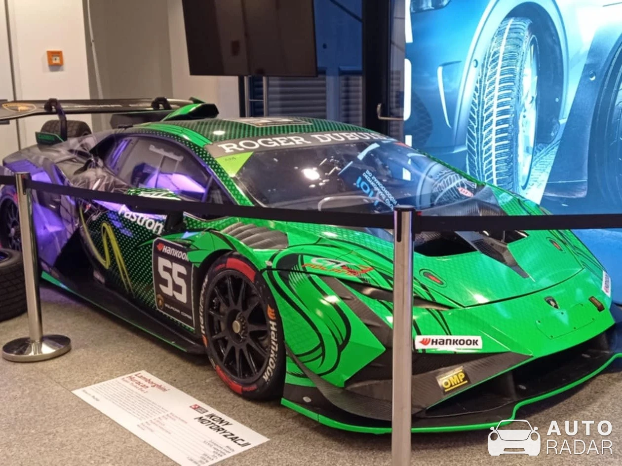 Lamborghini Huracán GT3 Evo spotted in Warszawa
