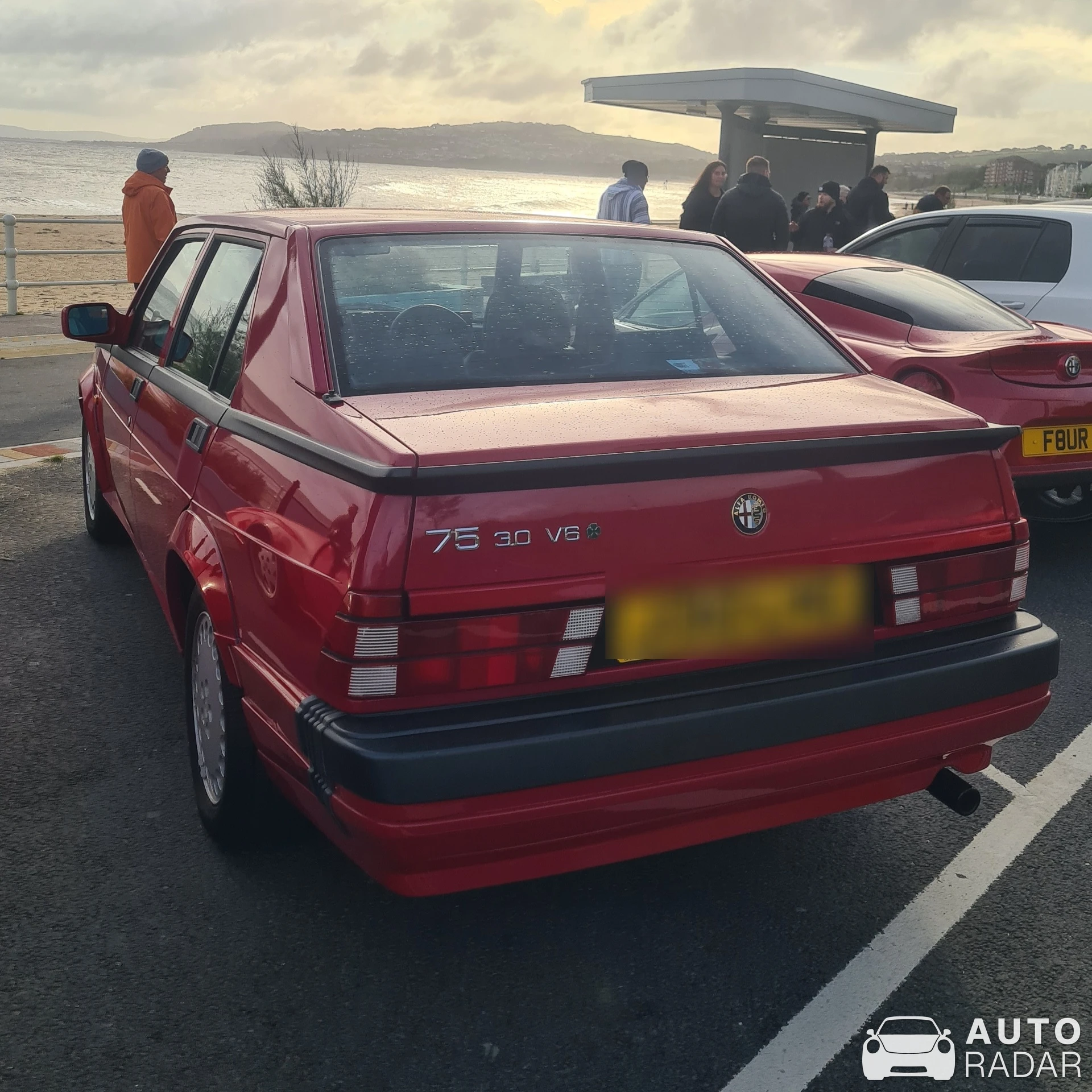Alfa Romeo 75 3.0 V6 spotted in Colwyn Bay