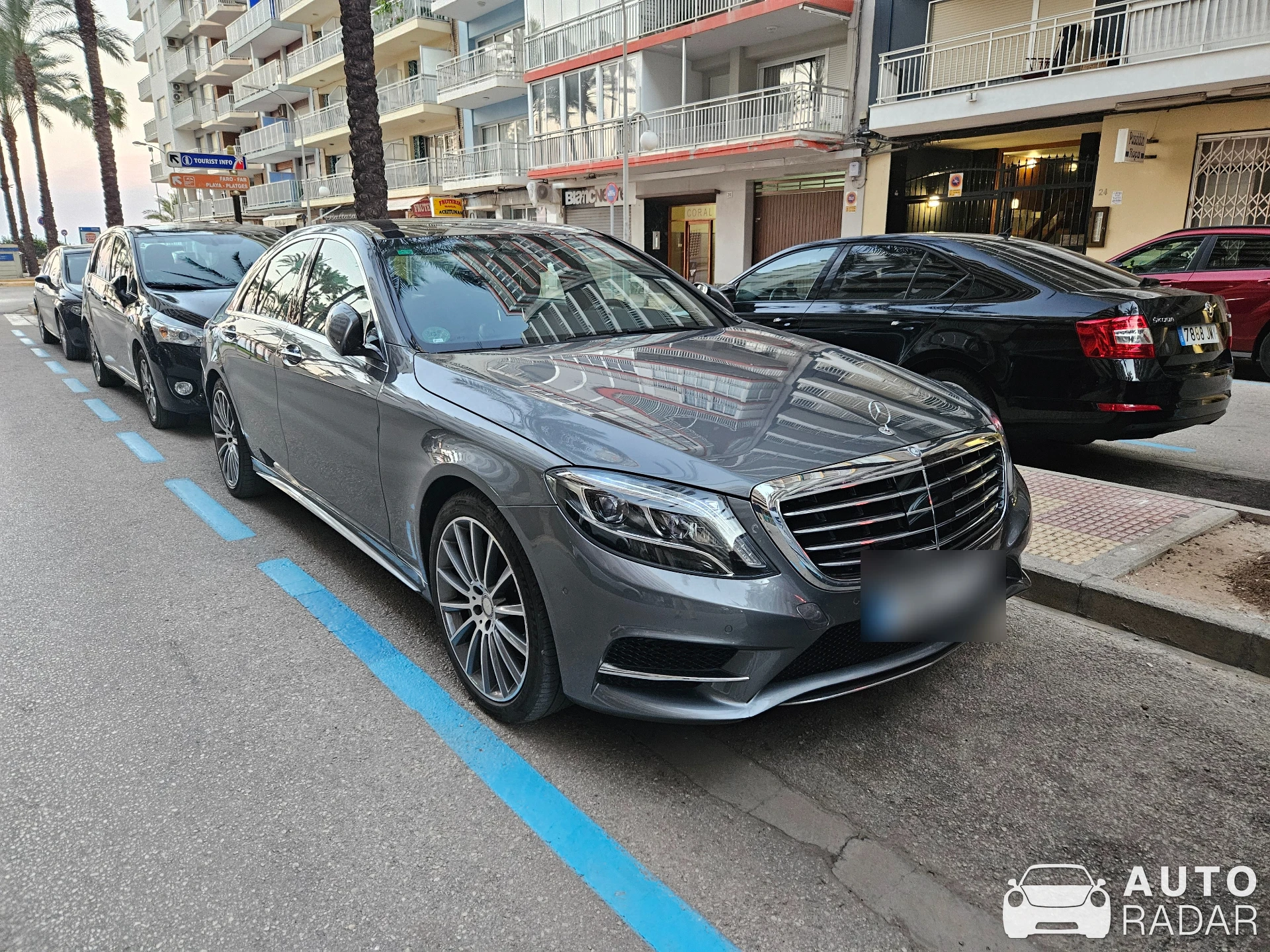 Mercedes-Benz S-Klasse W222 spotted in Cullera, España