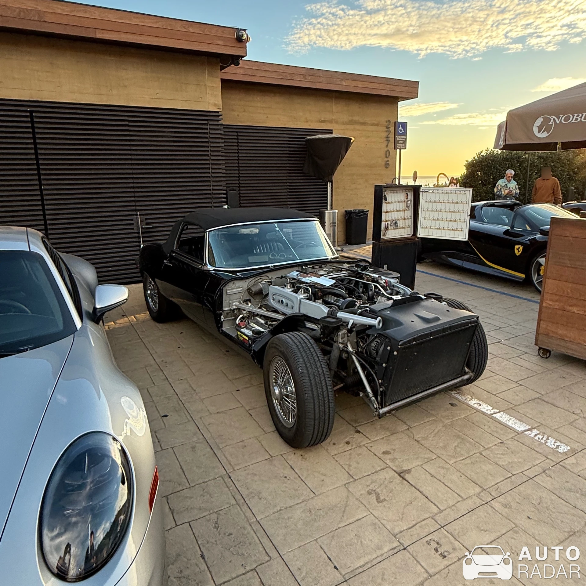 Jaguar E-Type Roadster spotted in , 