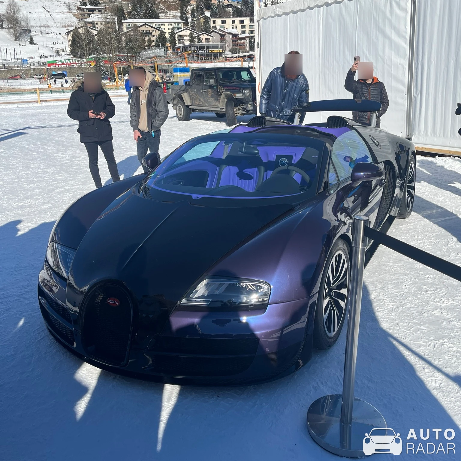 Bugatti Veyron 16.4 Grand Sport Vitesse spotted in Sankt Moritz, Svizzera