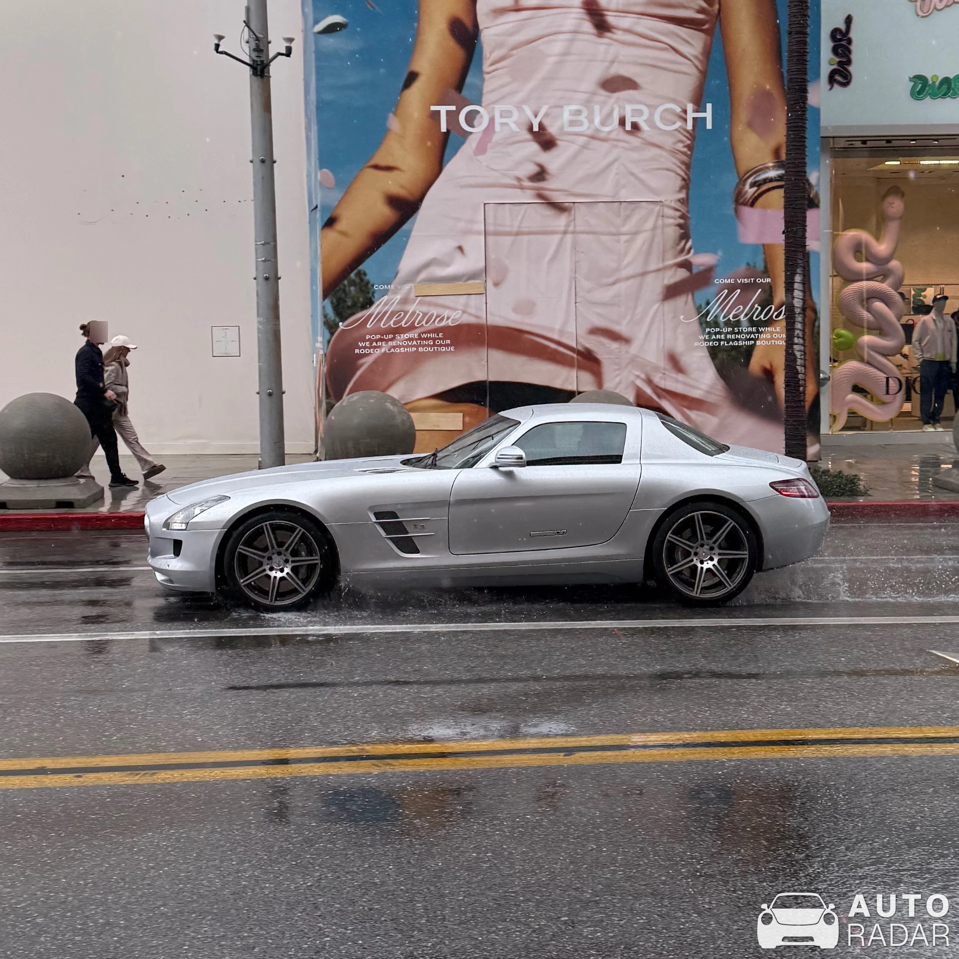 Mercedes-Benz SLS AMG spotted in Beverly Hills, United States