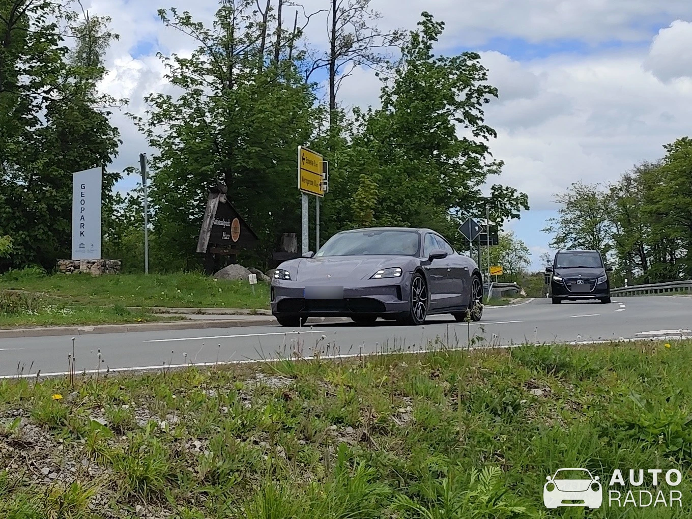Porsche Taycan spotted in Wernigerode