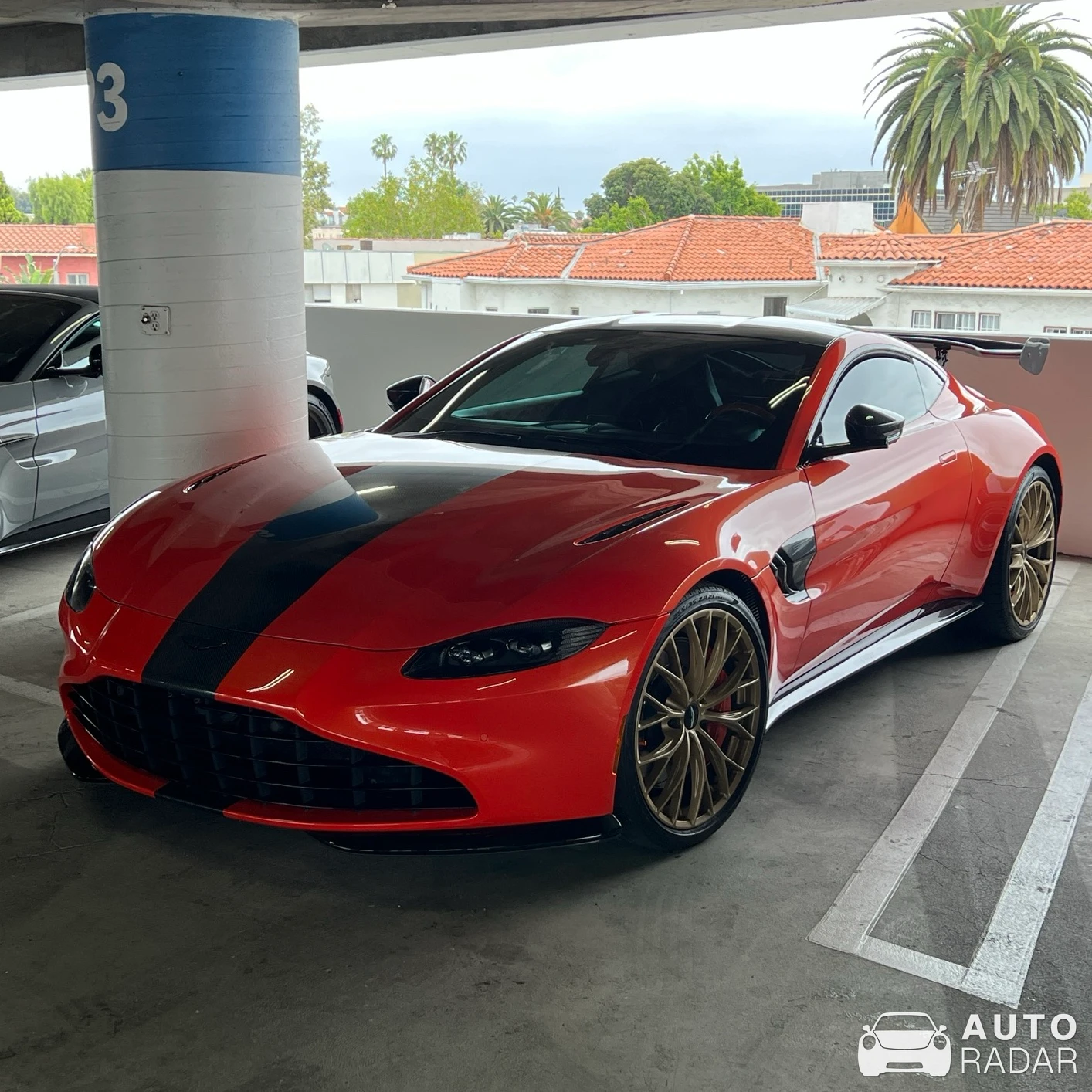 Aston Martin Vantage 2024 spotted in Los Angeles