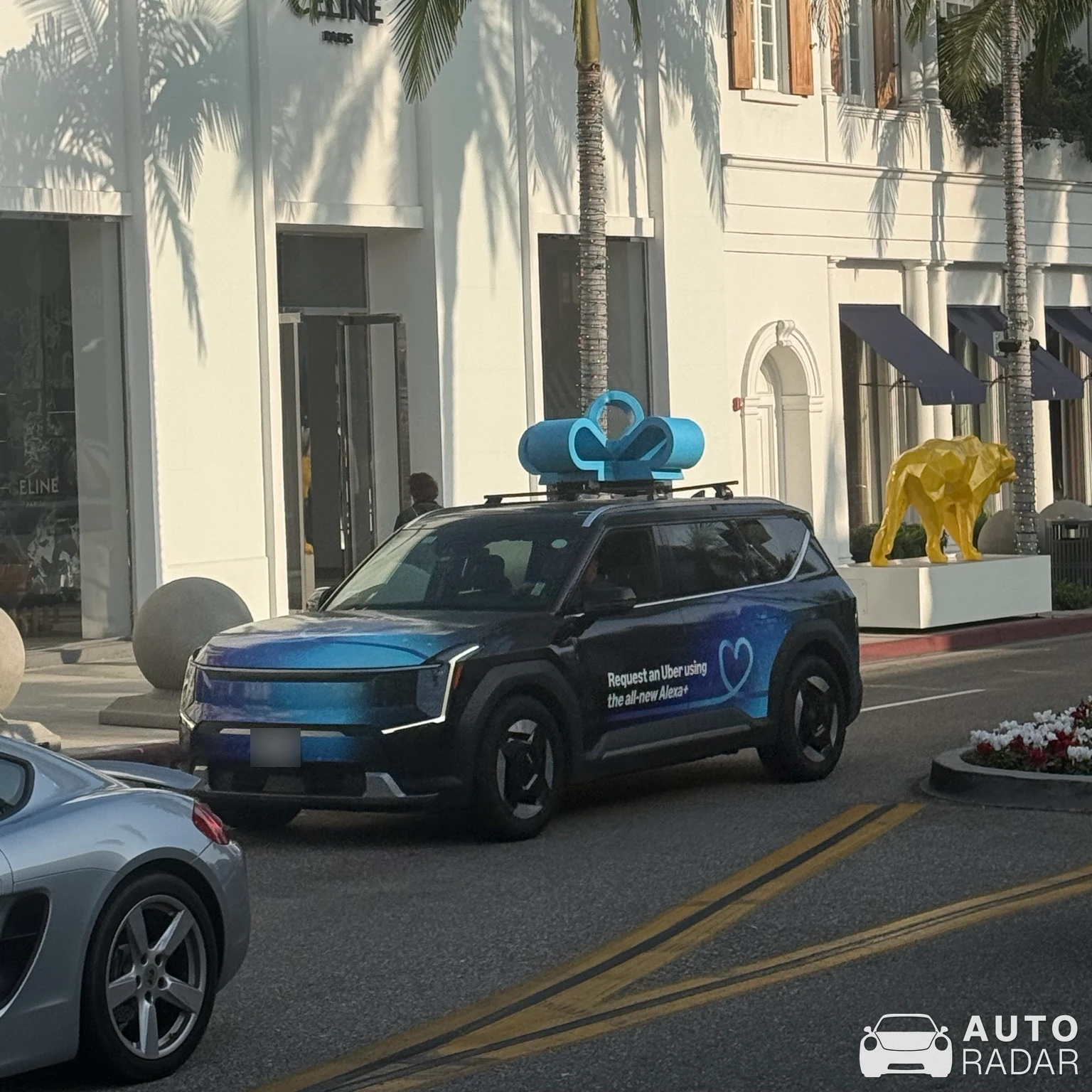 Kia EV9 spotted in Beverly Hills