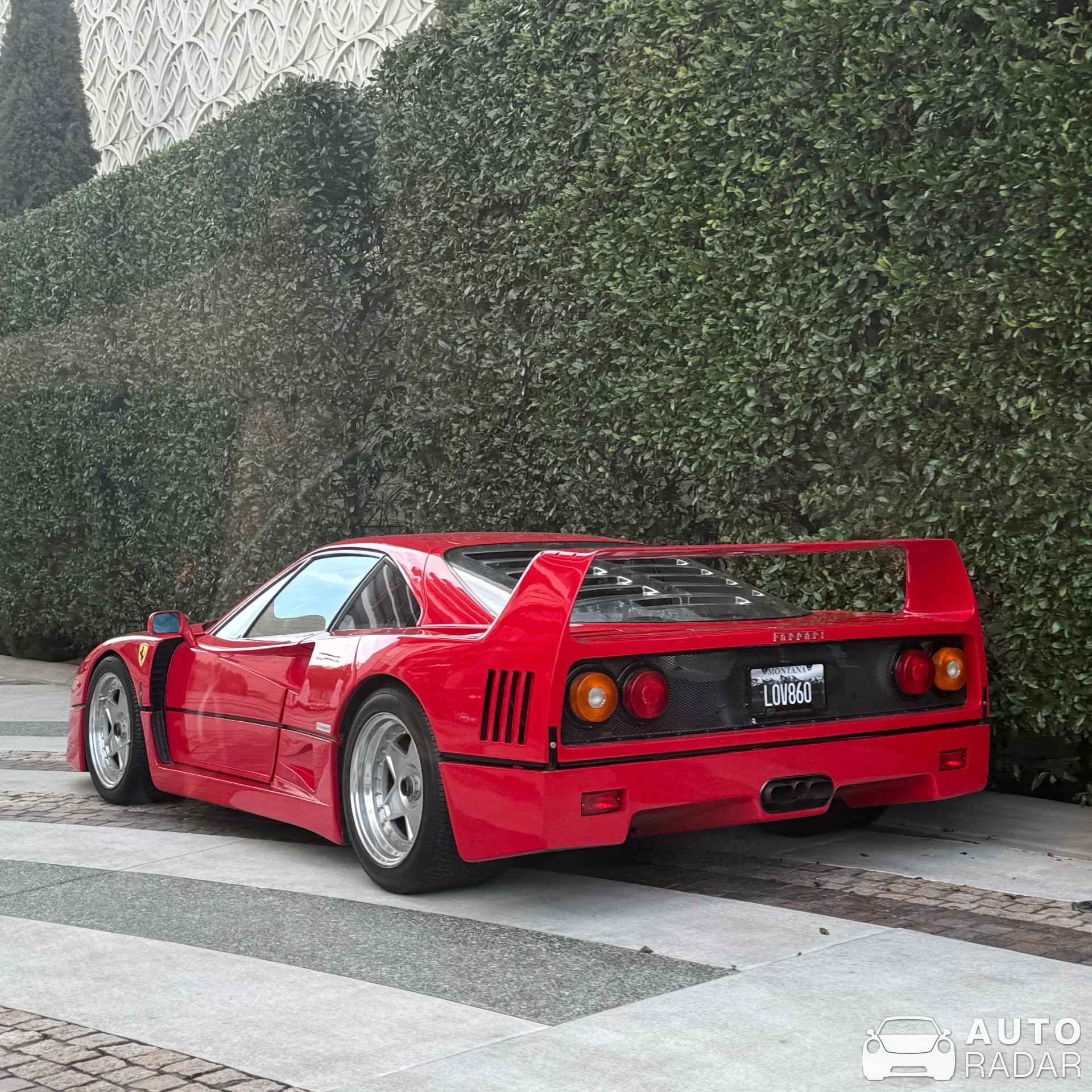 Ferrari F40 spotted in Beverly Hills, United States