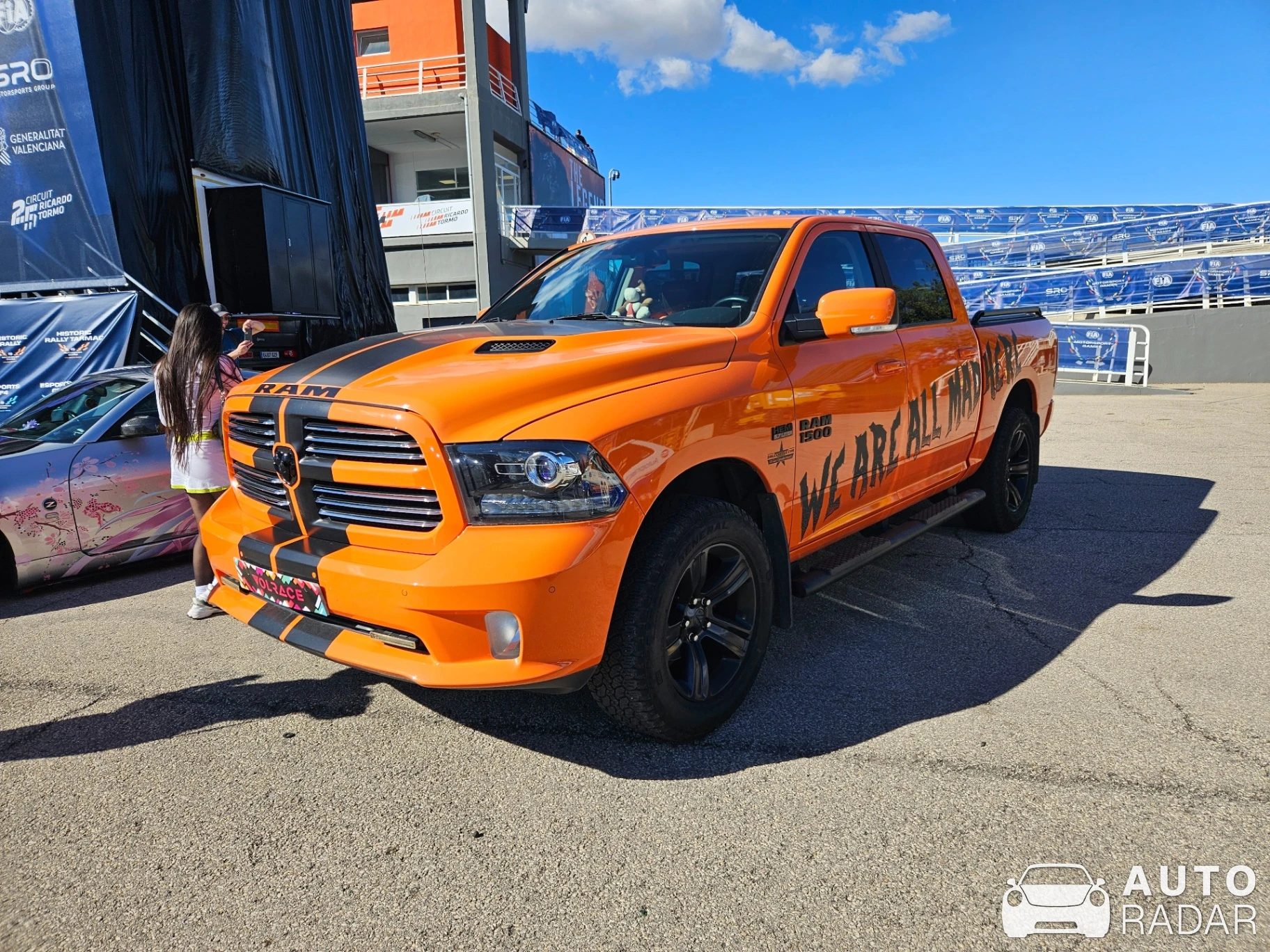 Dodge RAM spotted in Cheste, Spain