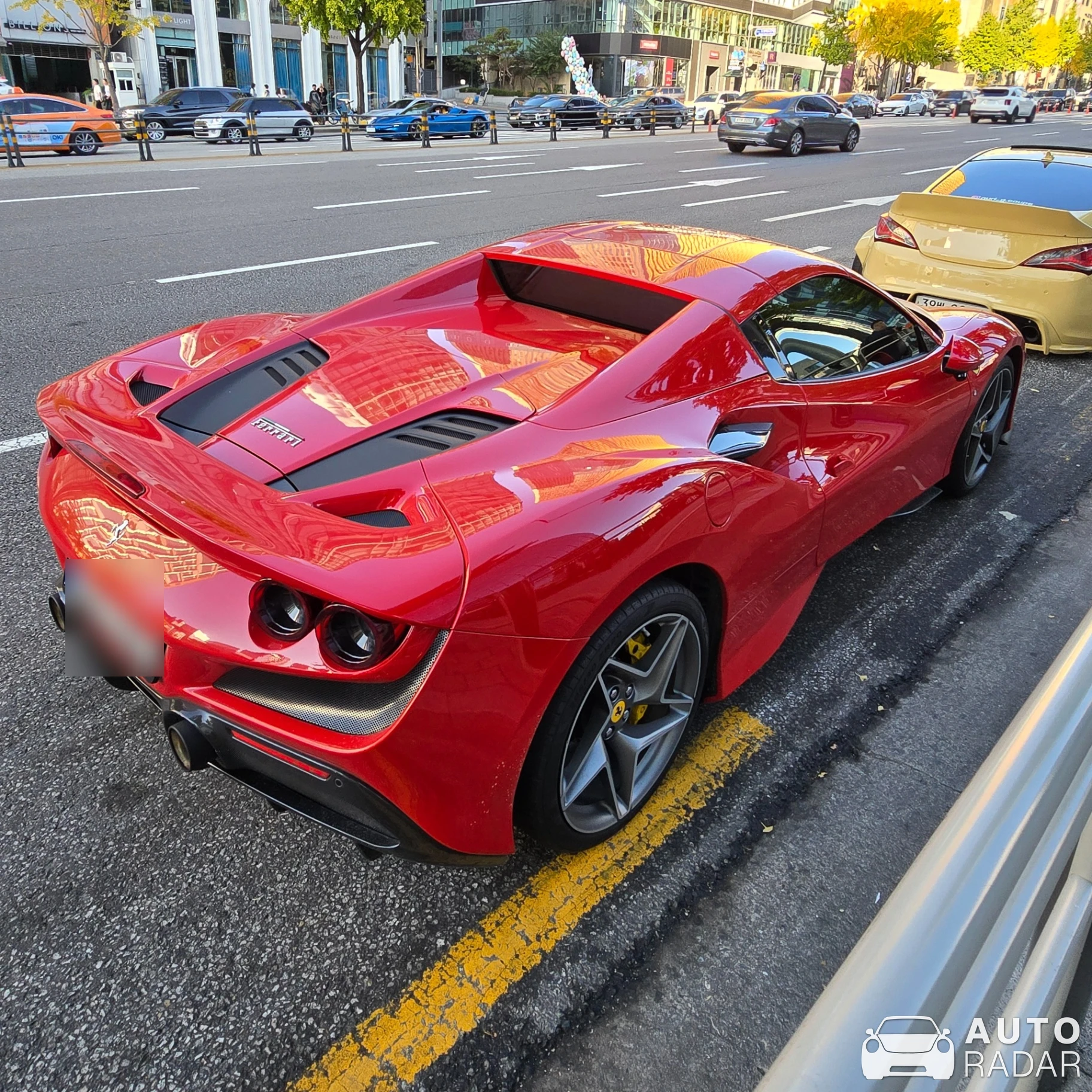 Ferrari F8 Spider spotted in 강남구, 대한민국