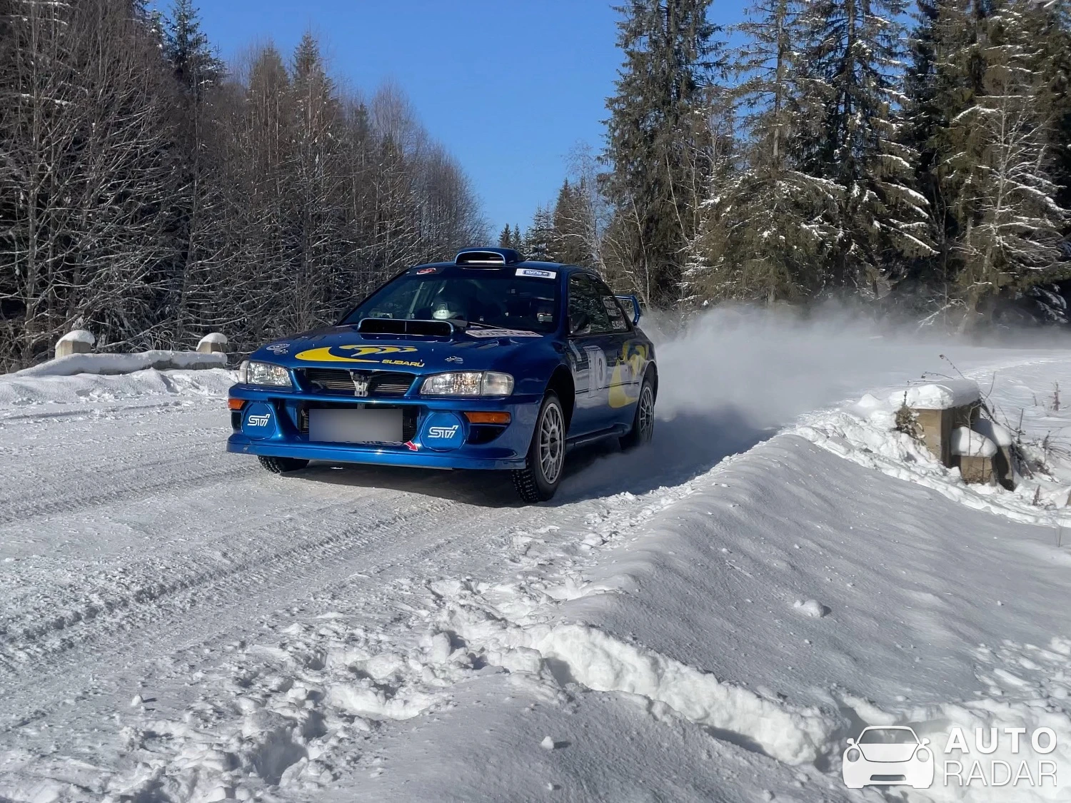 Subaru Impreza WRC spotted in Comandau, România