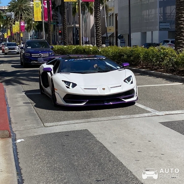 Lamborghini Aventador LP770-4 SVJ Roadster Xago Edition spotted in Beverly Hills
