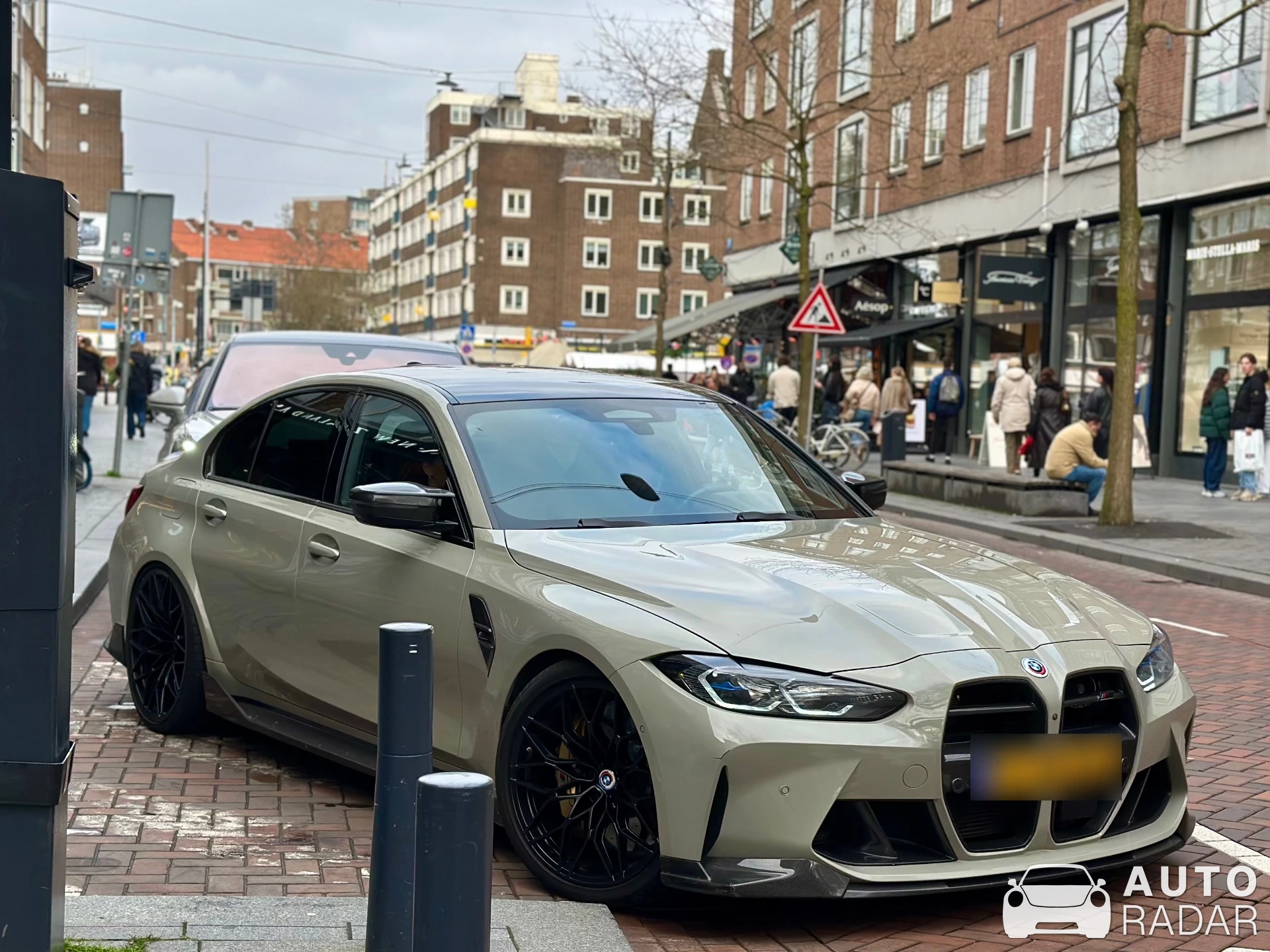 BMW M3 G80 Sedan Competition Vorsteiner spotted in Rotterdam