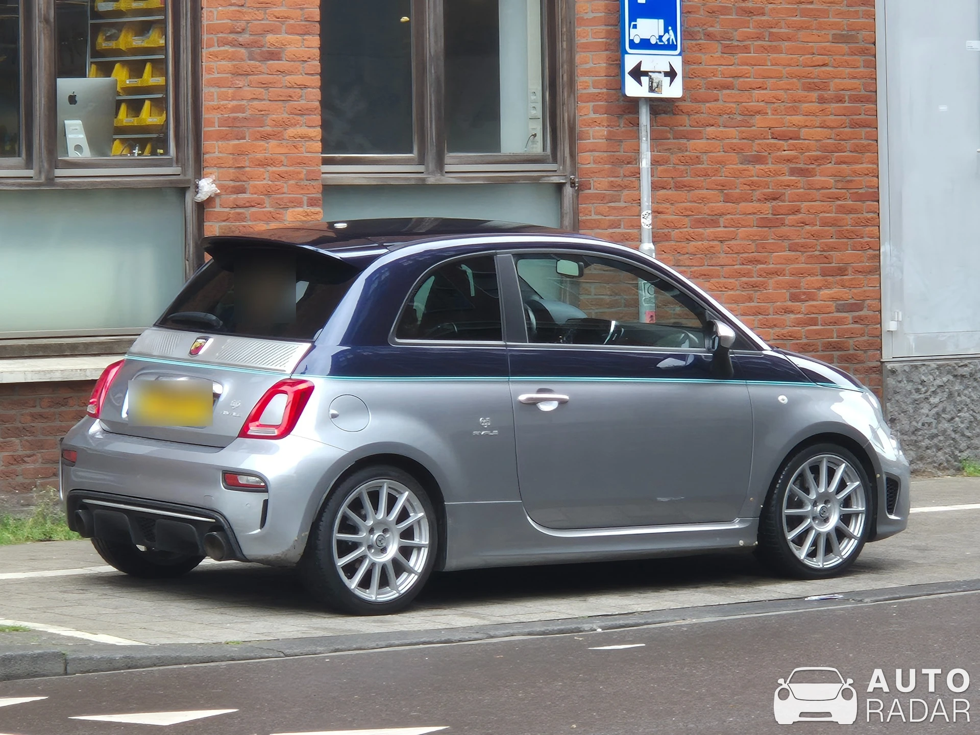 Abarth 695 Rivale spotted in Amsterdam