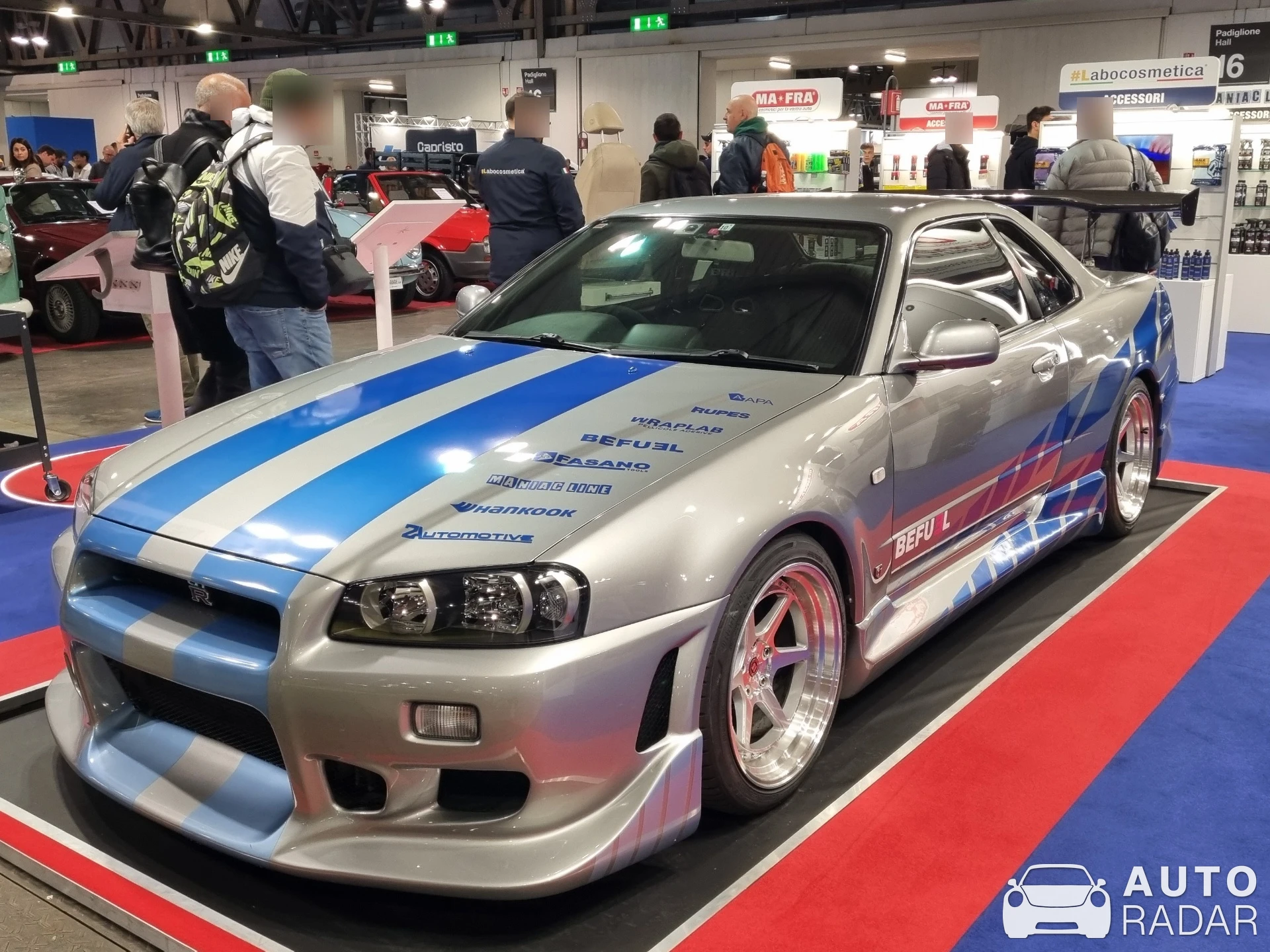Nissan Skyline R34 GT-T spotted in Rho, Italia