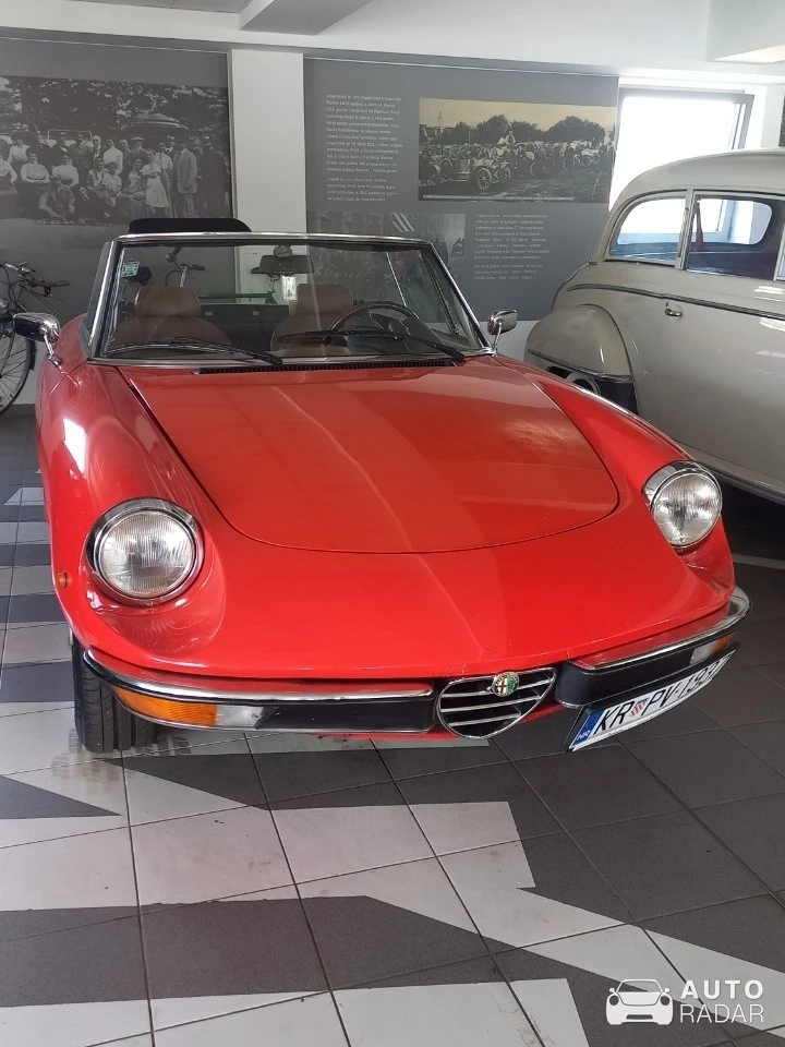 Alfa Romeo Spider Series 2 Coda Tronca spotted in Krapina