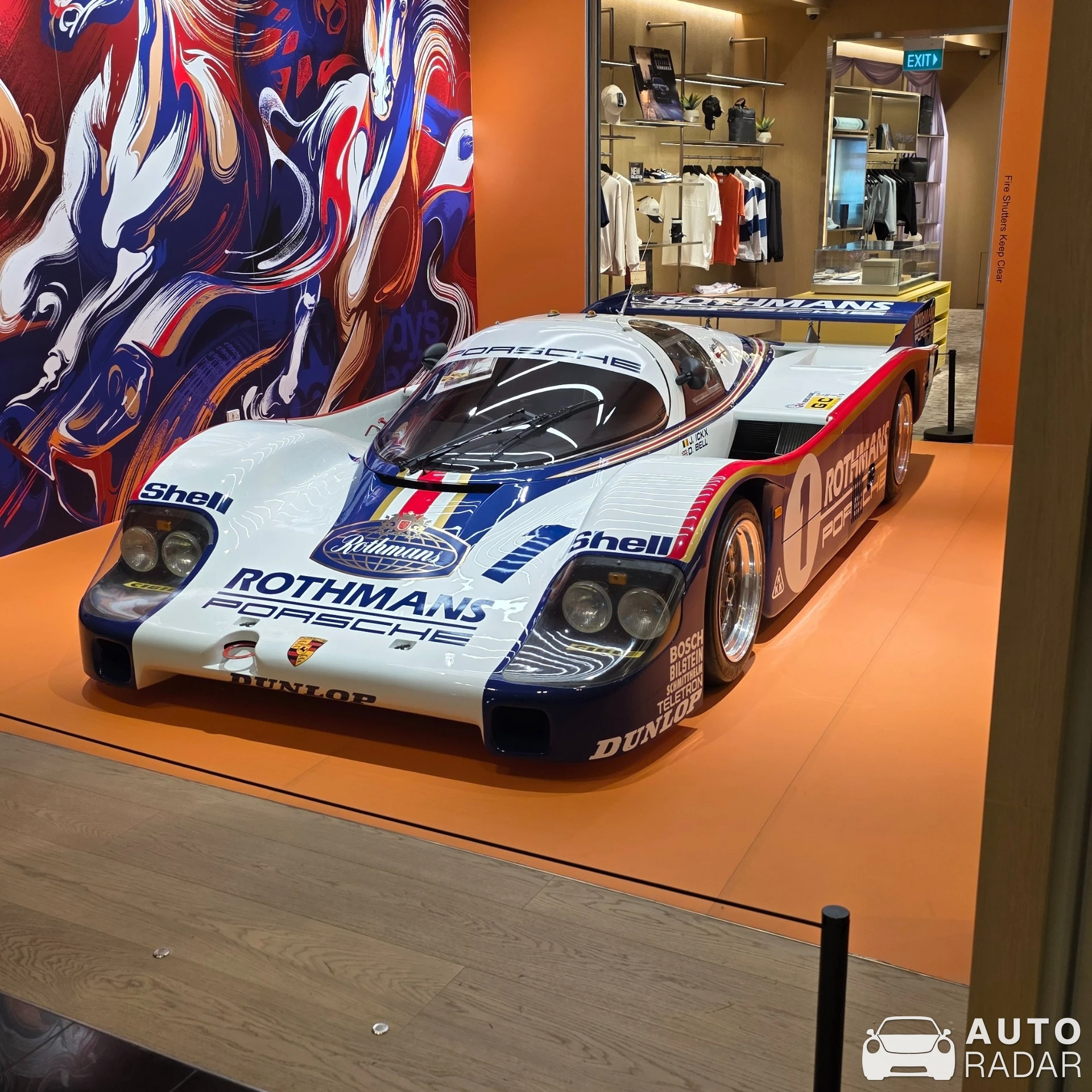 Porsche 956 spotted in Singapore