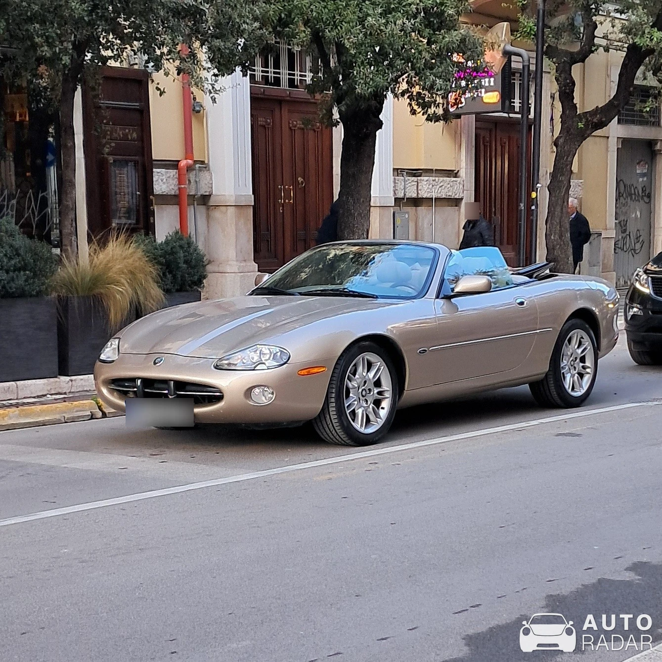 Jaguar XK8 Convertible spotted in Trani