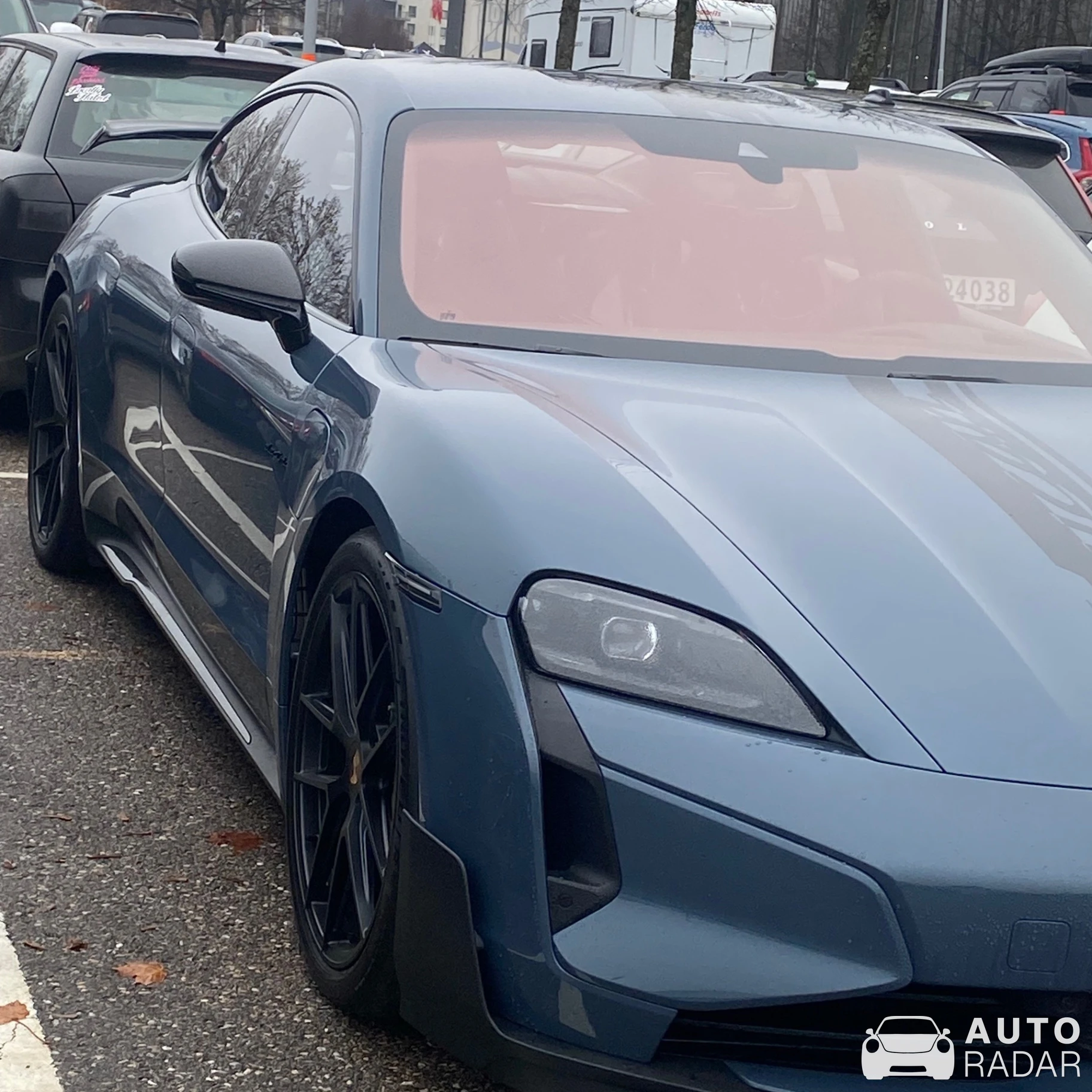 Porsche Taycan spotted in Lillestrøm, Norway