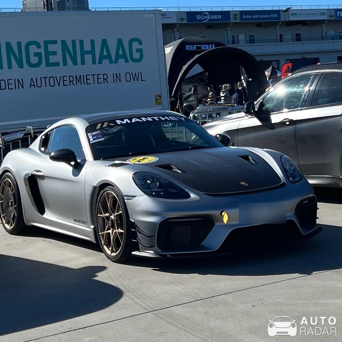 Porsche 718 Cayman GT4 RS MR spotted in Nürburg