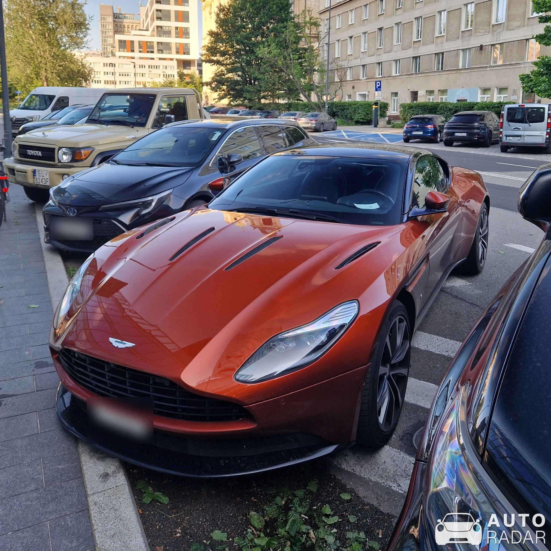 Aston Martin DB11 Launch Edition spotted in Warszawa