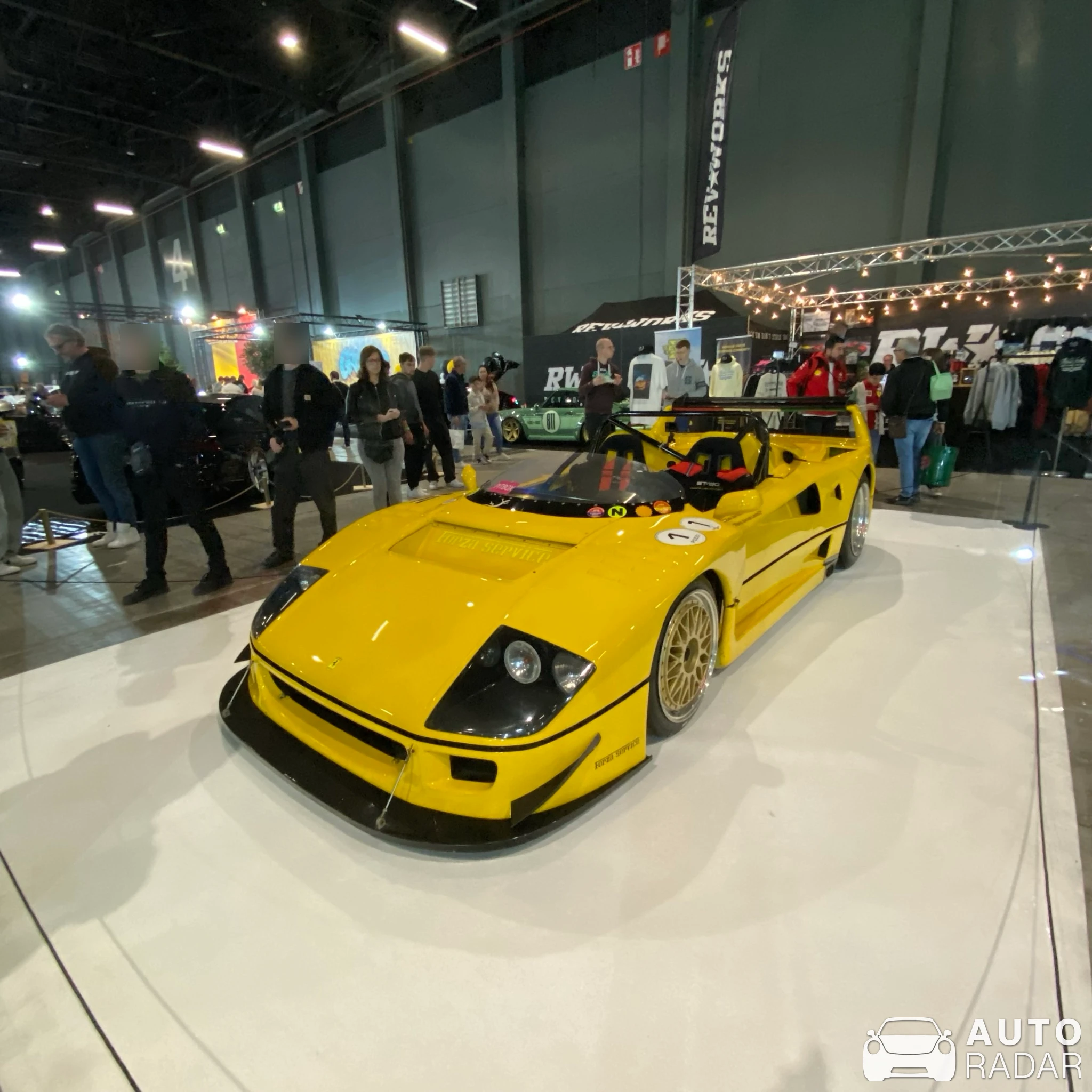 Ferrari F40 LM Barchetta spotted in Kortrijk
