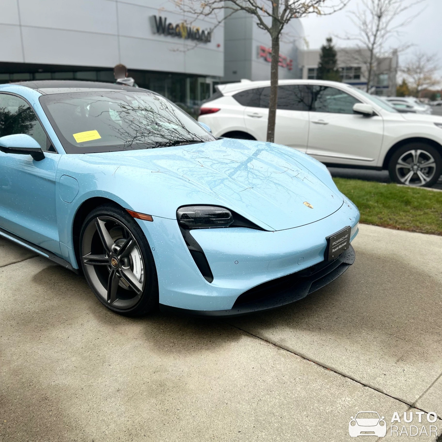 Porsche Taycan 4 spotted in Westwood, United States