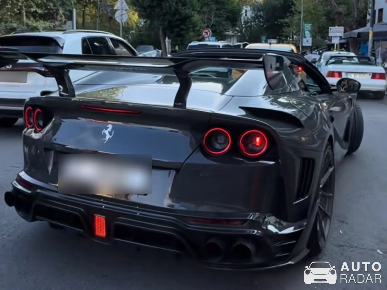 Ferrari 812 GTS Mansory Stallone spotted in Dubai