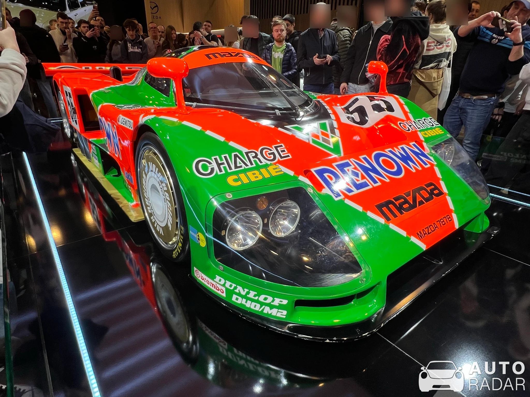 Mazda 787B spotted in Paris