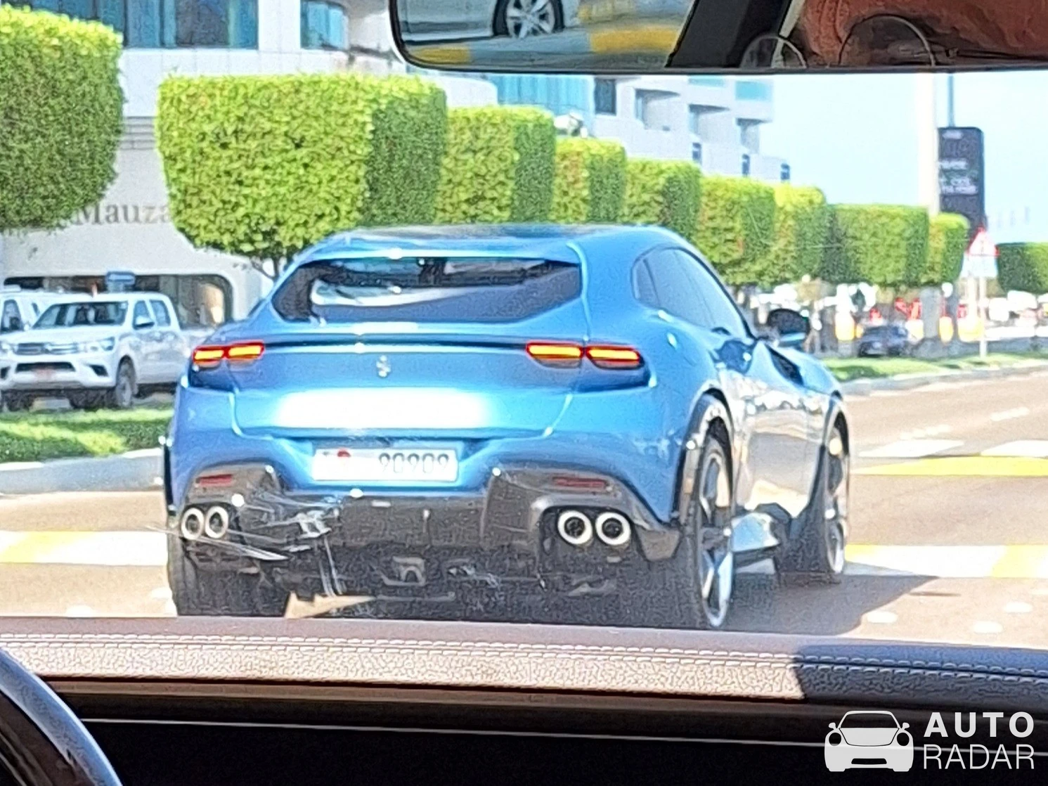 Ferrari Purosangue spotted in Abu Dhabi, United Arab Emirates