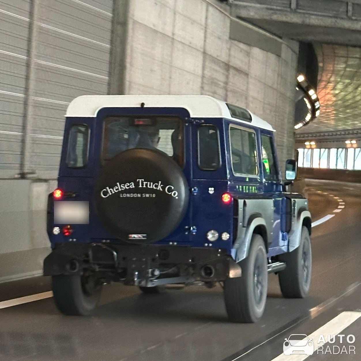 Land Rover Defender 110 Kahn Chelsea Truck spotted in Hergiswil