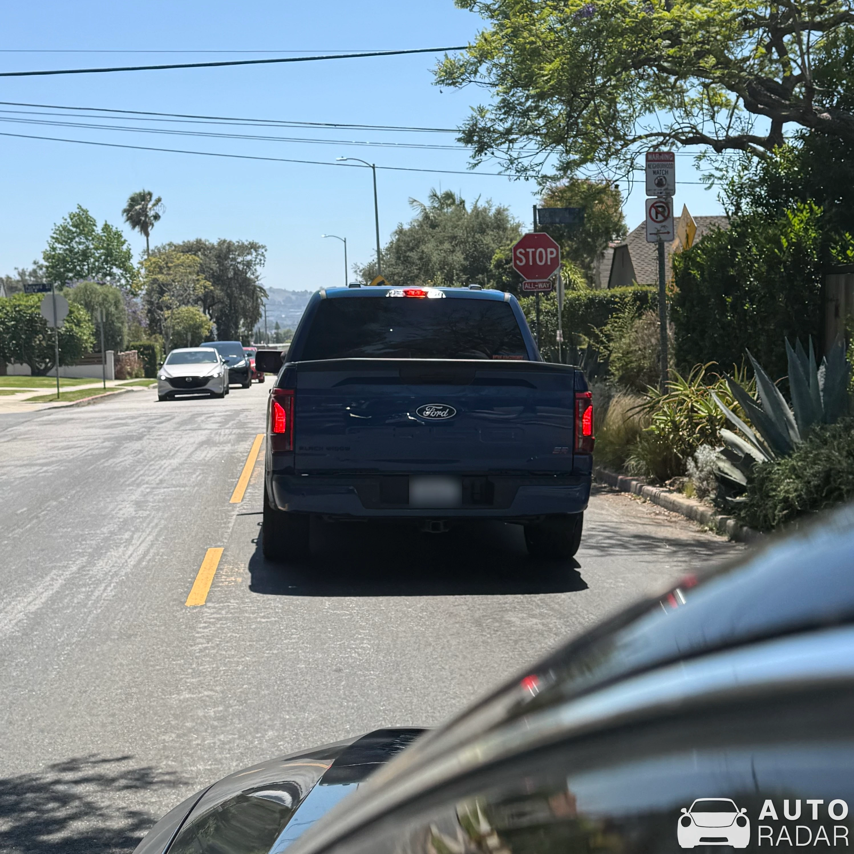 Ford F-150 Black Widow spotted in Los Angeles