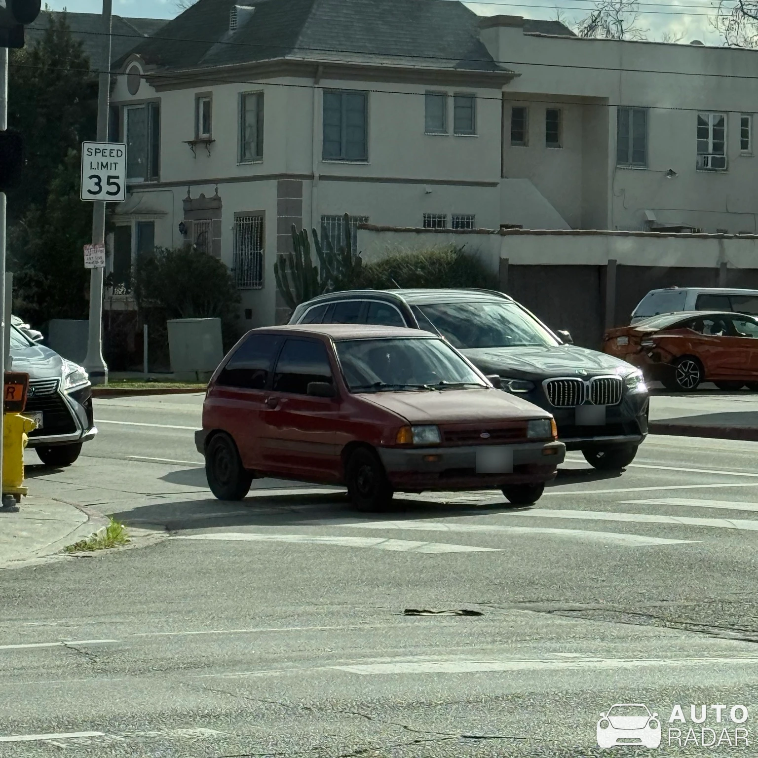 Ford Festiva spotted in Los Angeles, United States