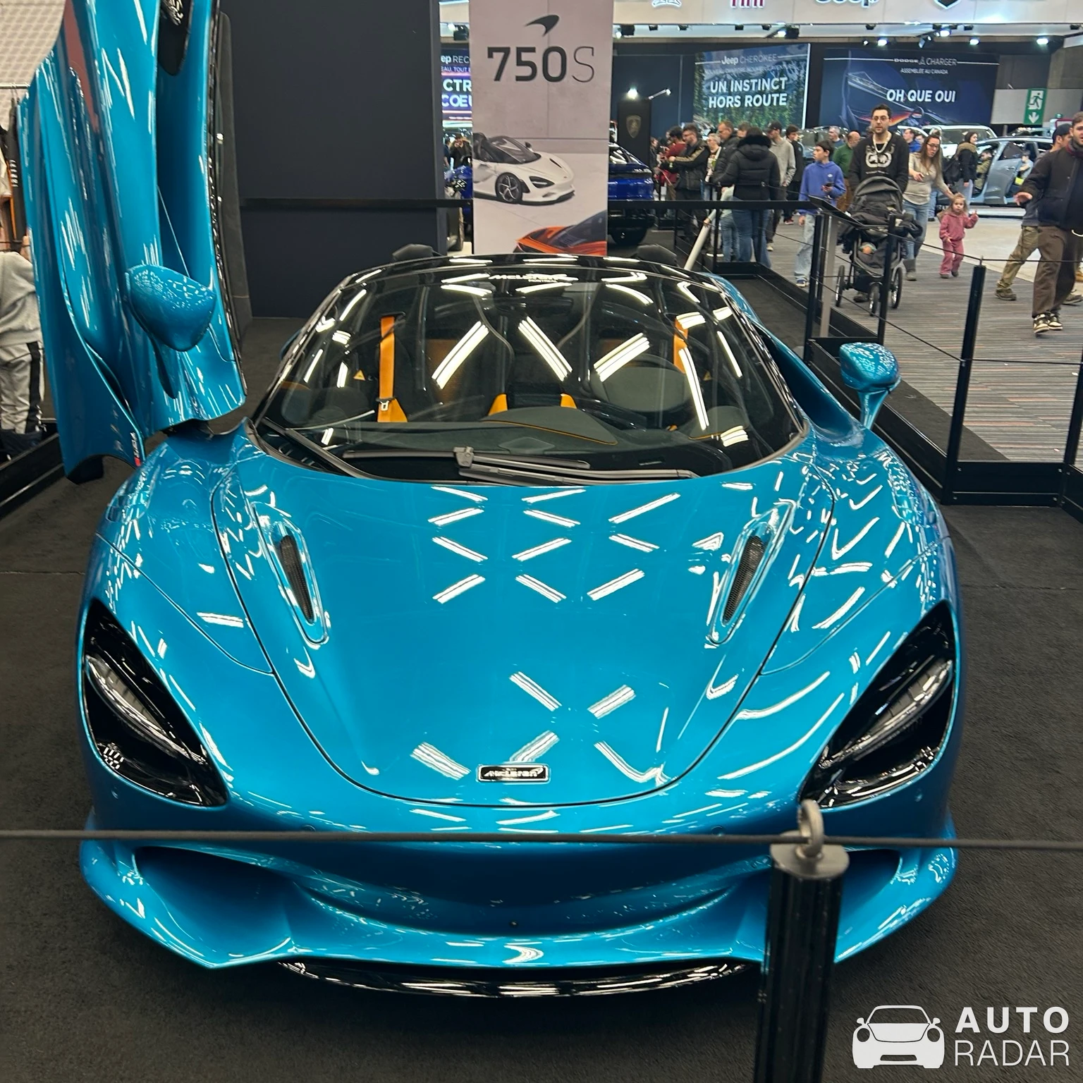 McLaren 750S Spider spotted in Chambly, Canada