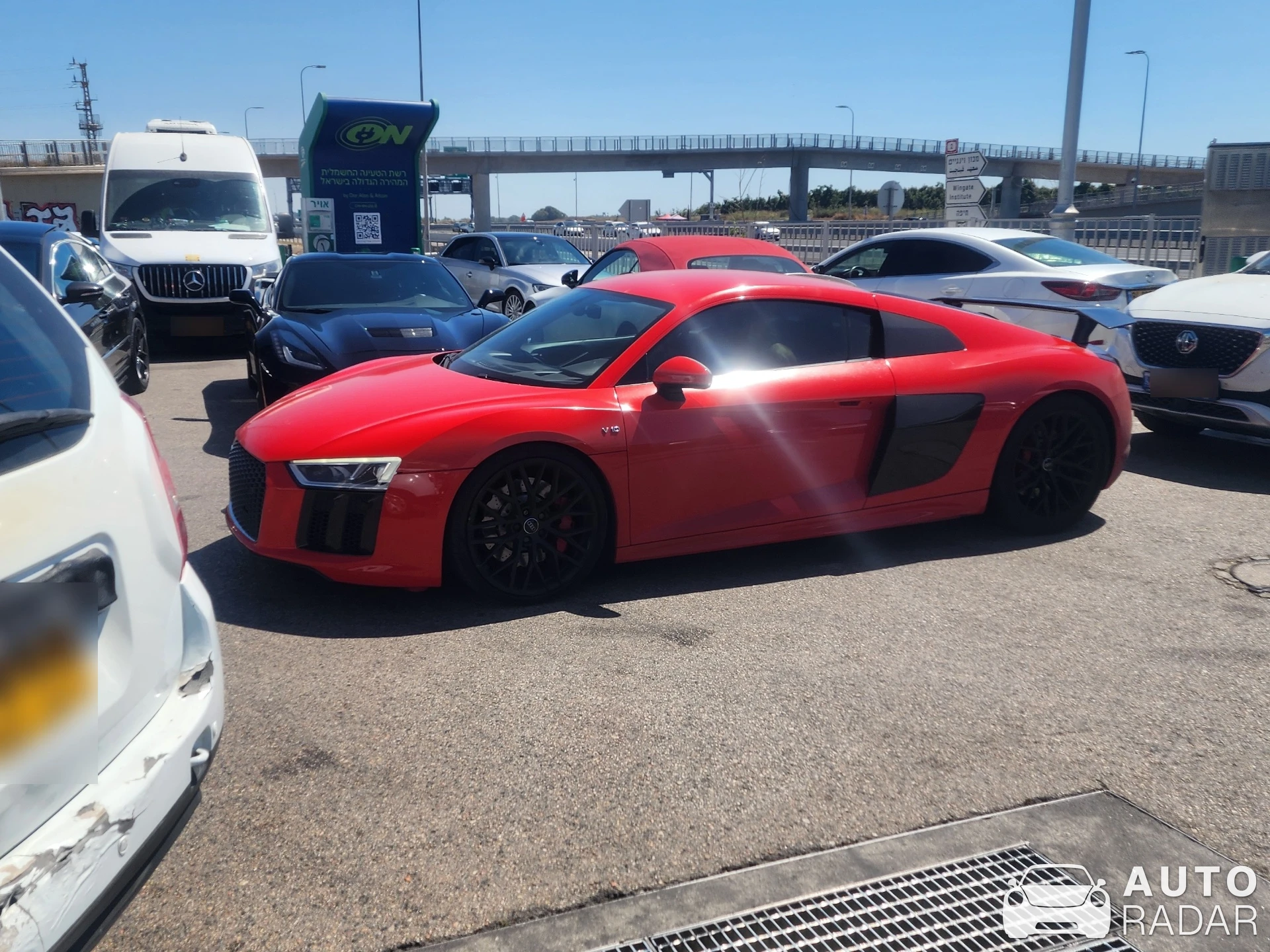 Audi R8 Type 4S spotted in Herzliya