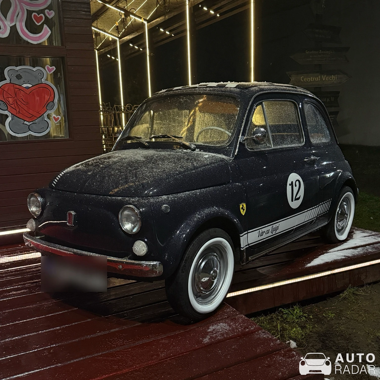 Fiat 500 F spotted in Târgoviște, România