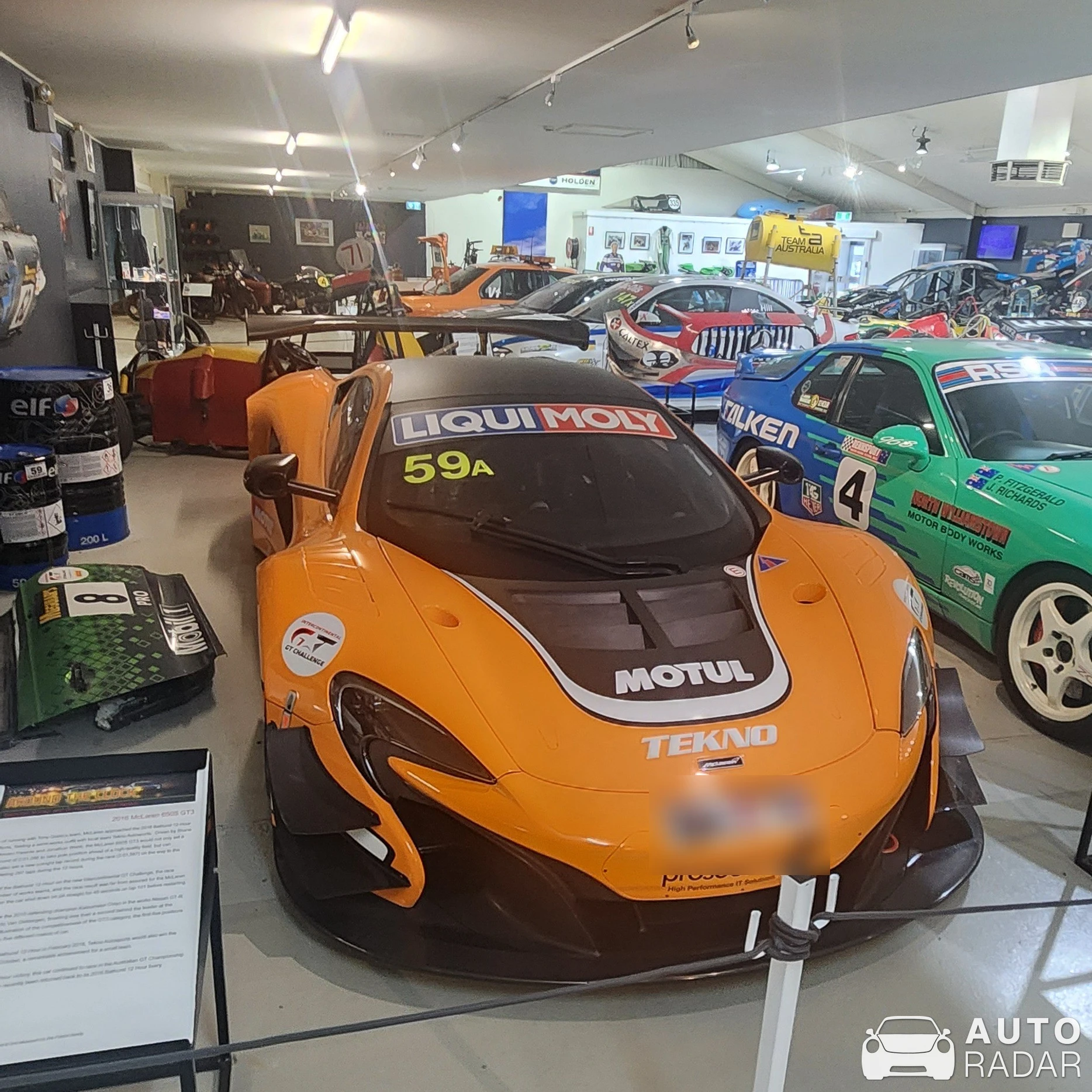 McLaren 650S GT3 spotted in Bathurst, Australia