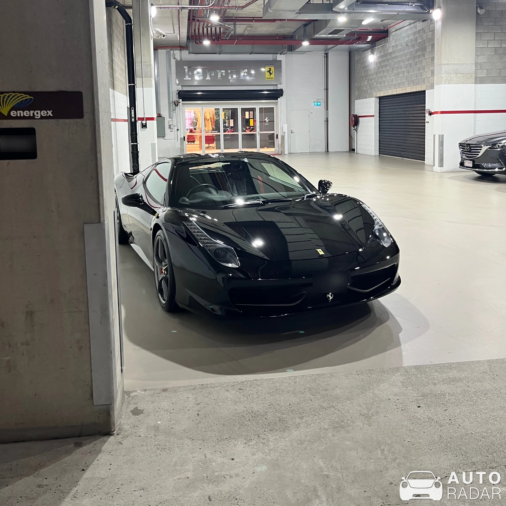 Ferrari 458 Spider spotted in Newstead, Australia